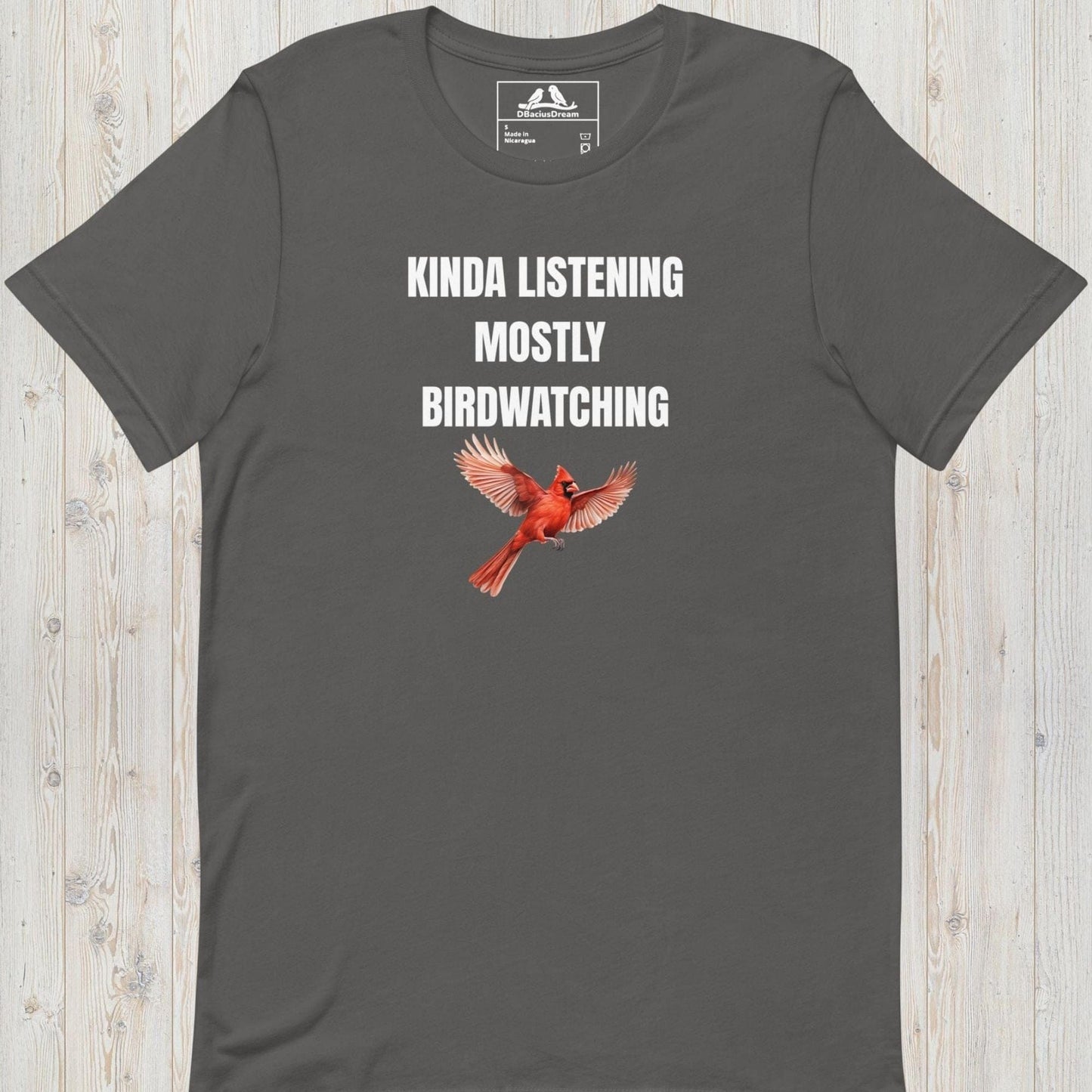 Mostly Birdwatching Unisex t-shirt