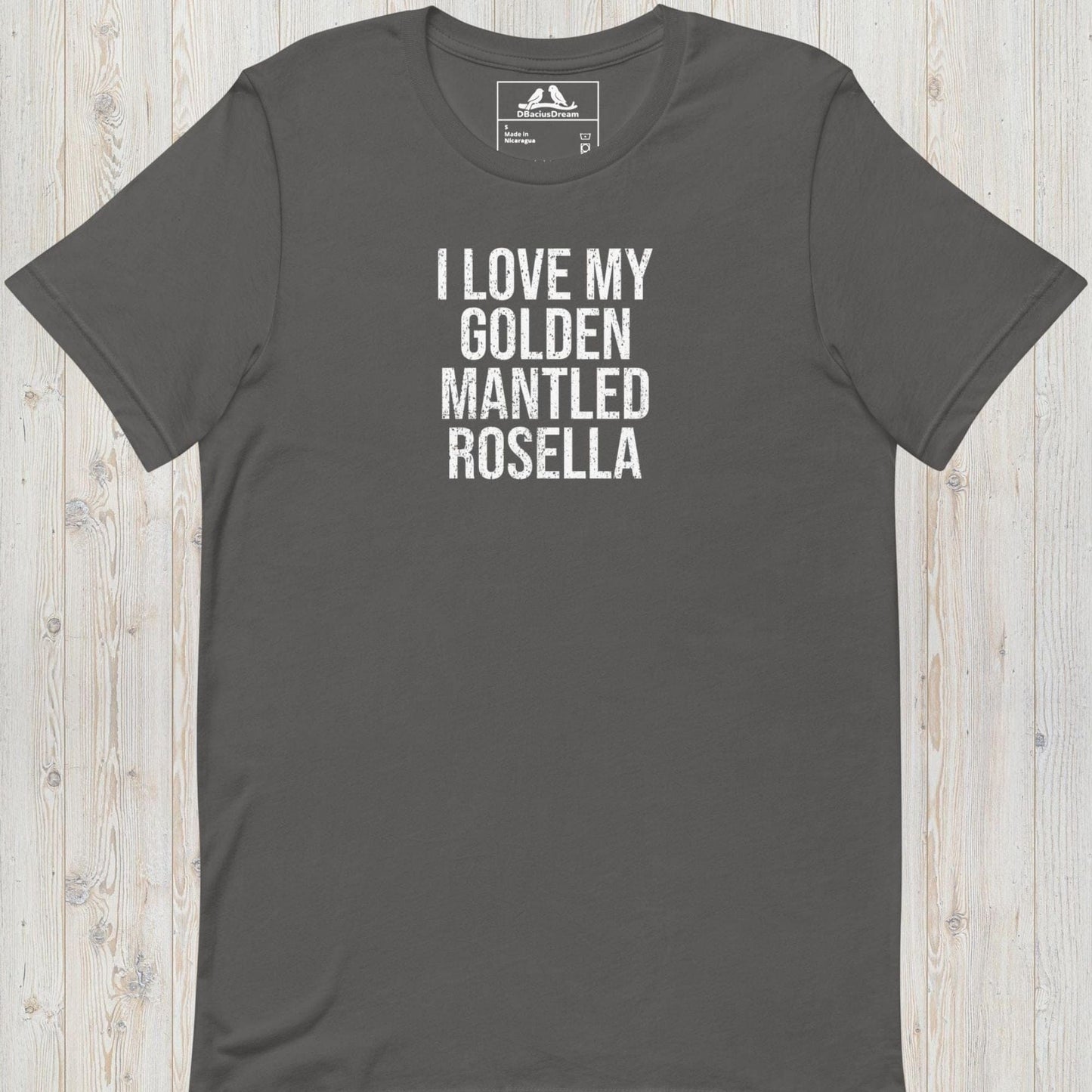 I Love My Golden Mantled Rosella Unisex t-shirt
