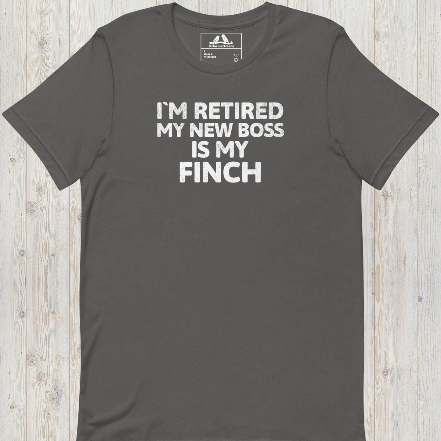 My New Boss Is My Finch Unisex t-shirt