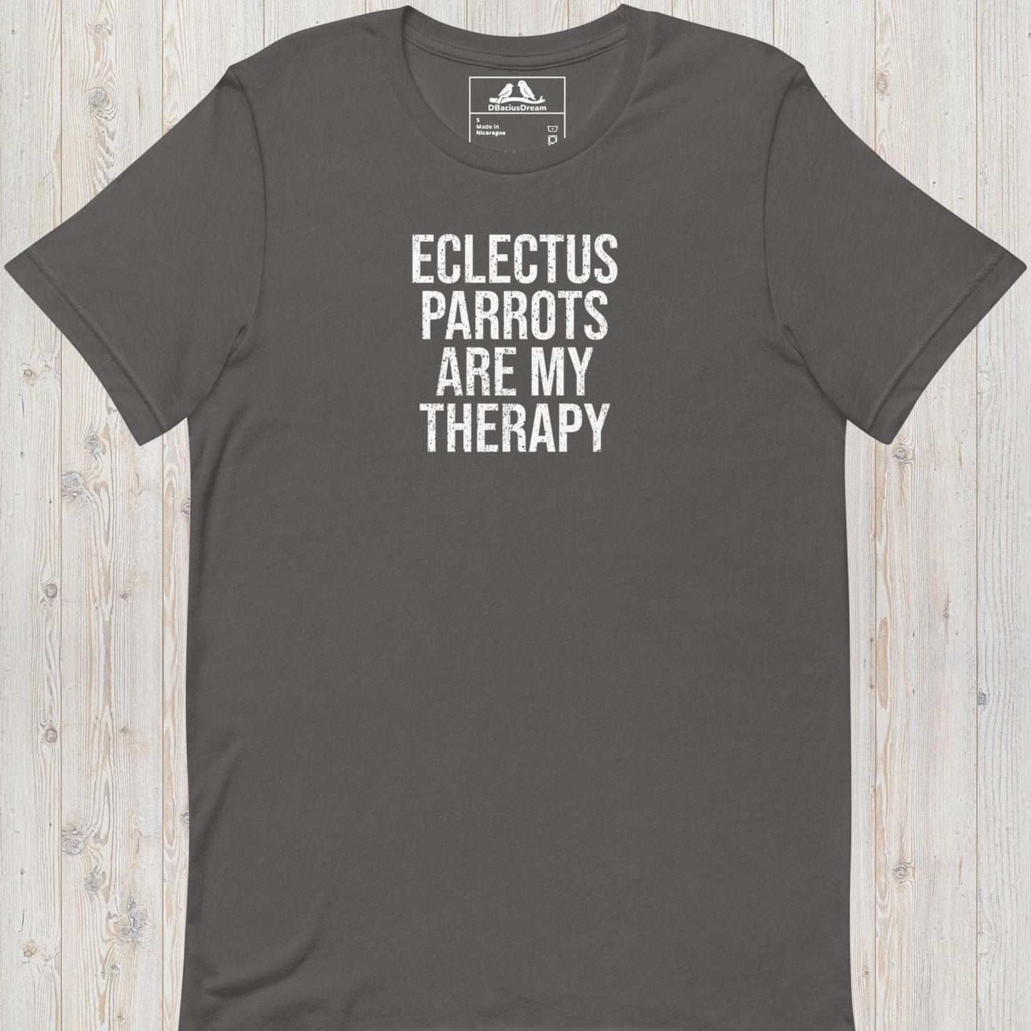 Eclectus Parrots Are My Therapy Unisex t-shirt