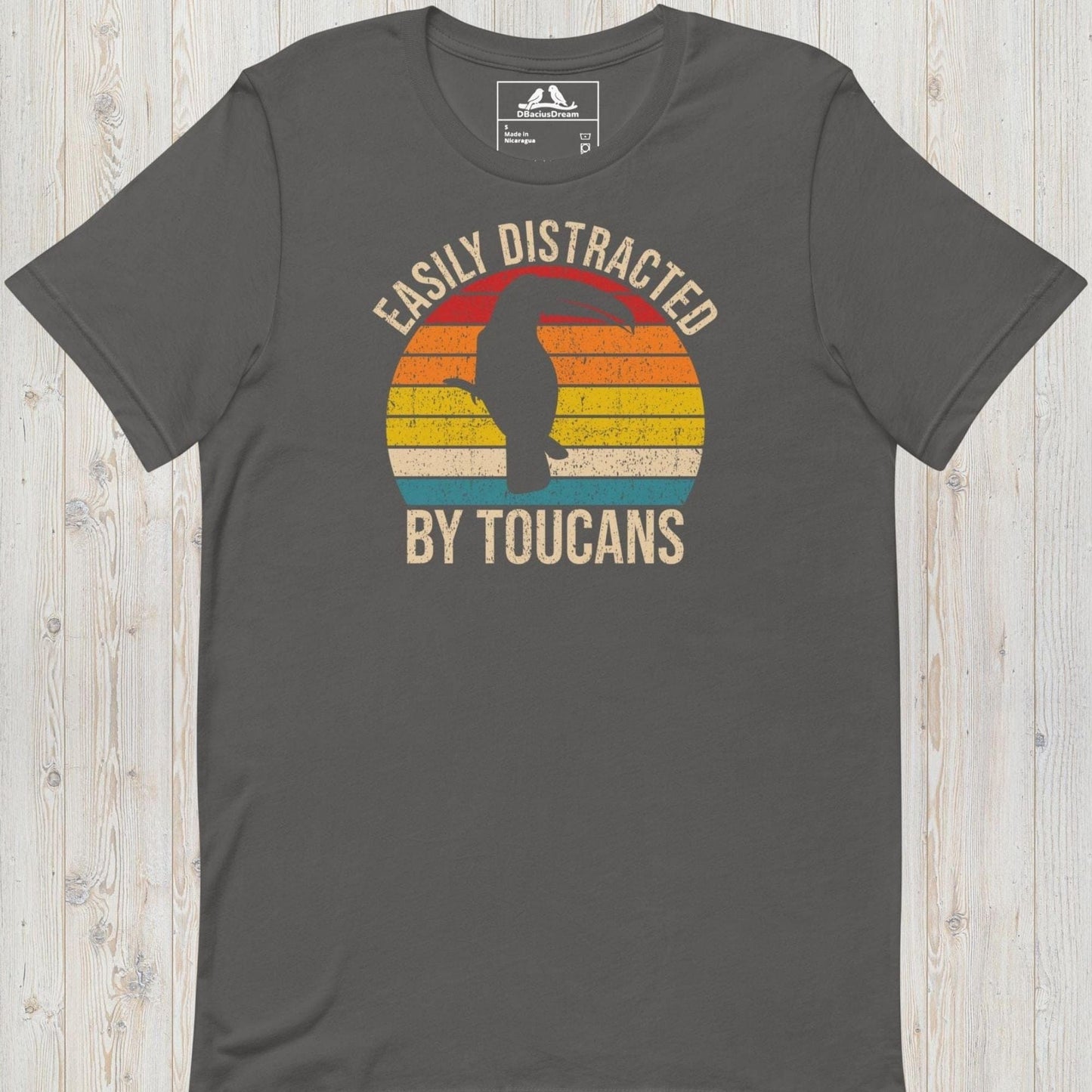 Easily Distracted By Toucans Unisex t-shirt