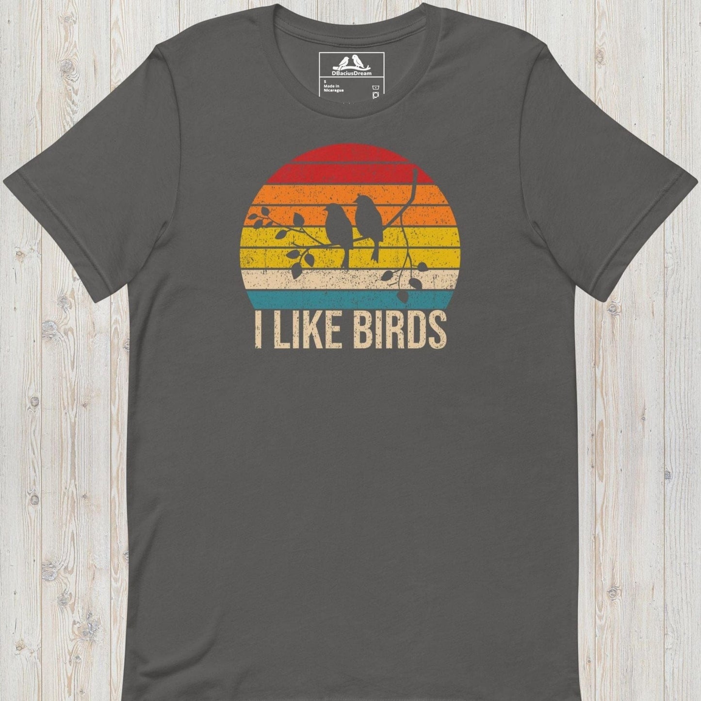 I Like Birds Unisex t-shirt
