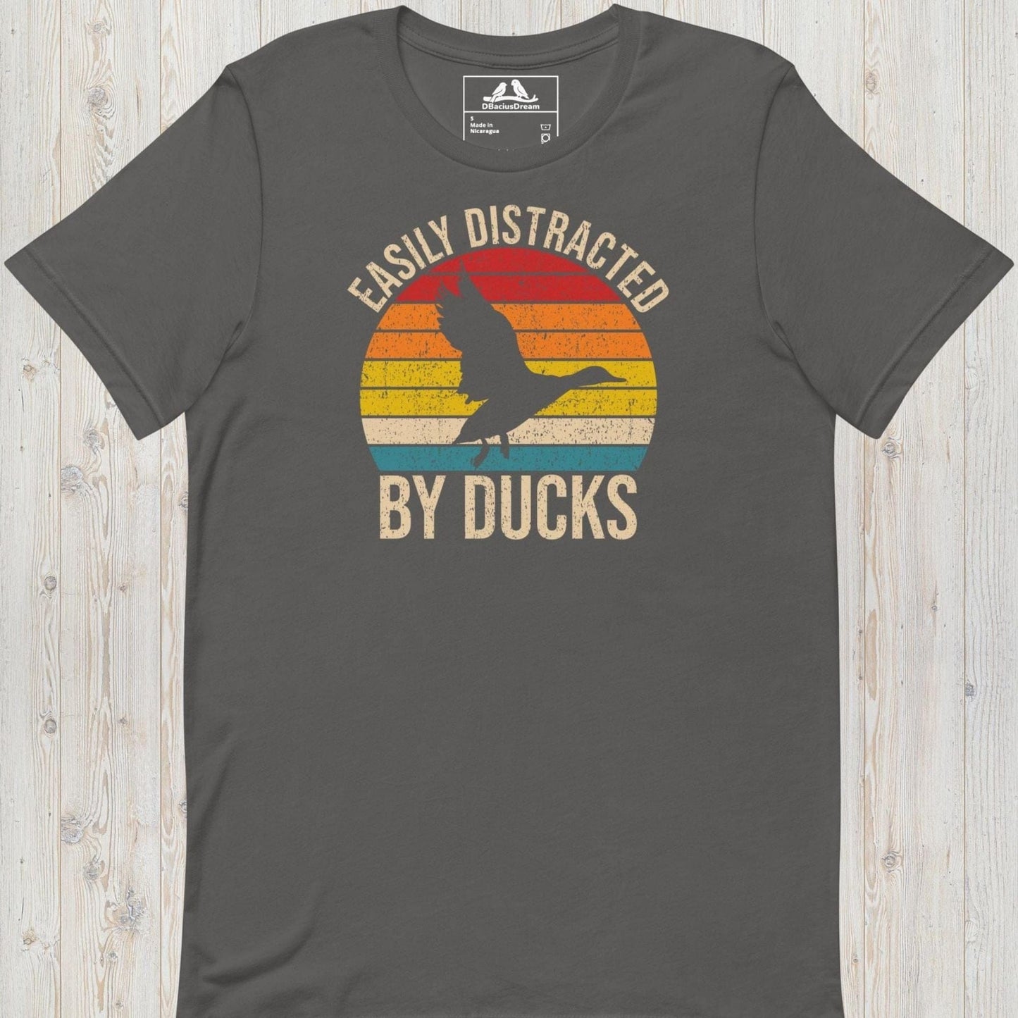 Easily Distracted By Ducks Unisex t-shirt