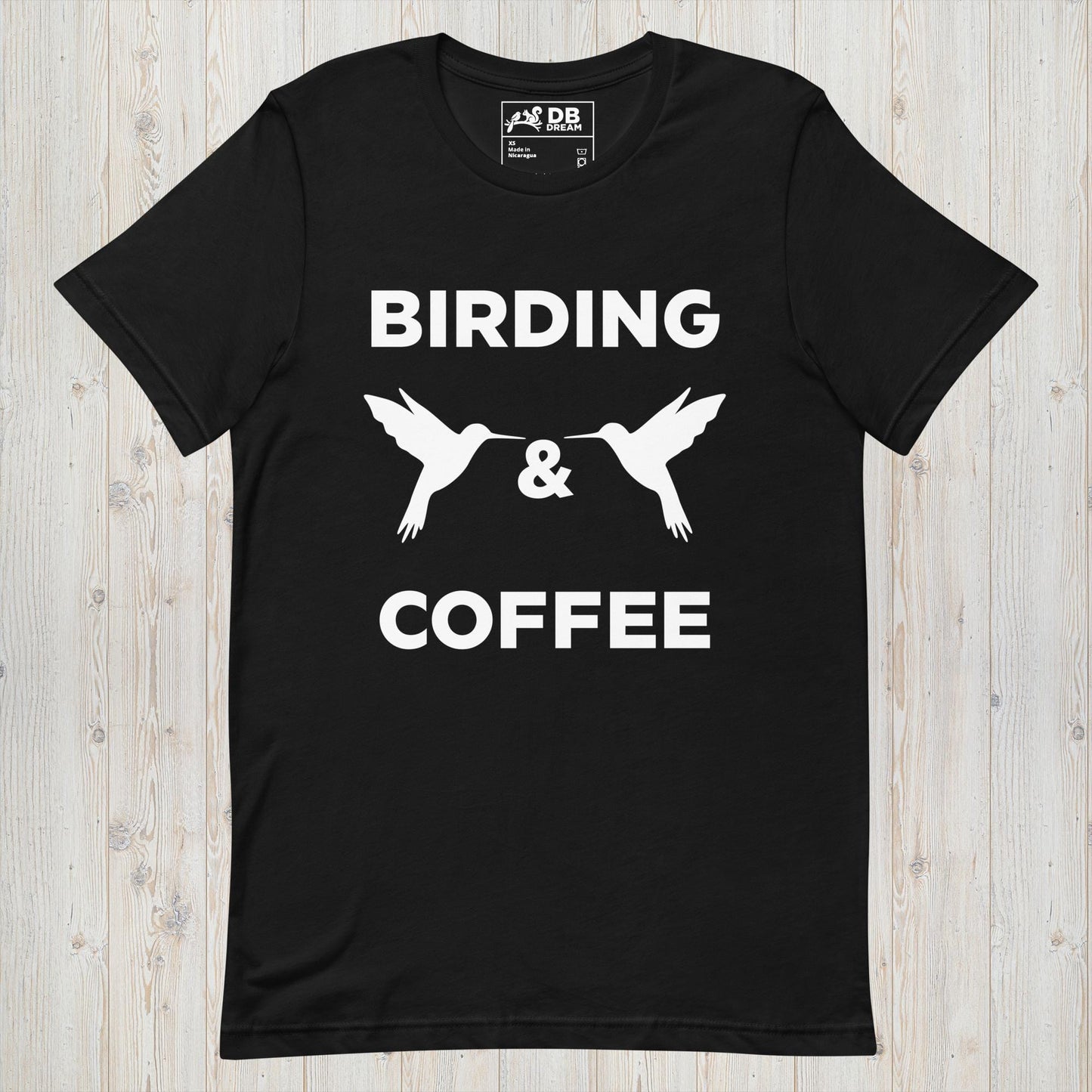 Birding & Coffee Unisex t-shirt