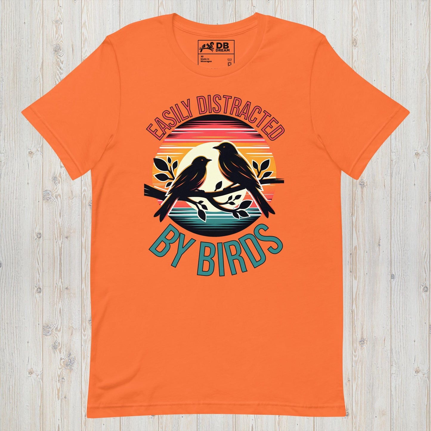 Easily Distracted By Birds Unisex t-shirt