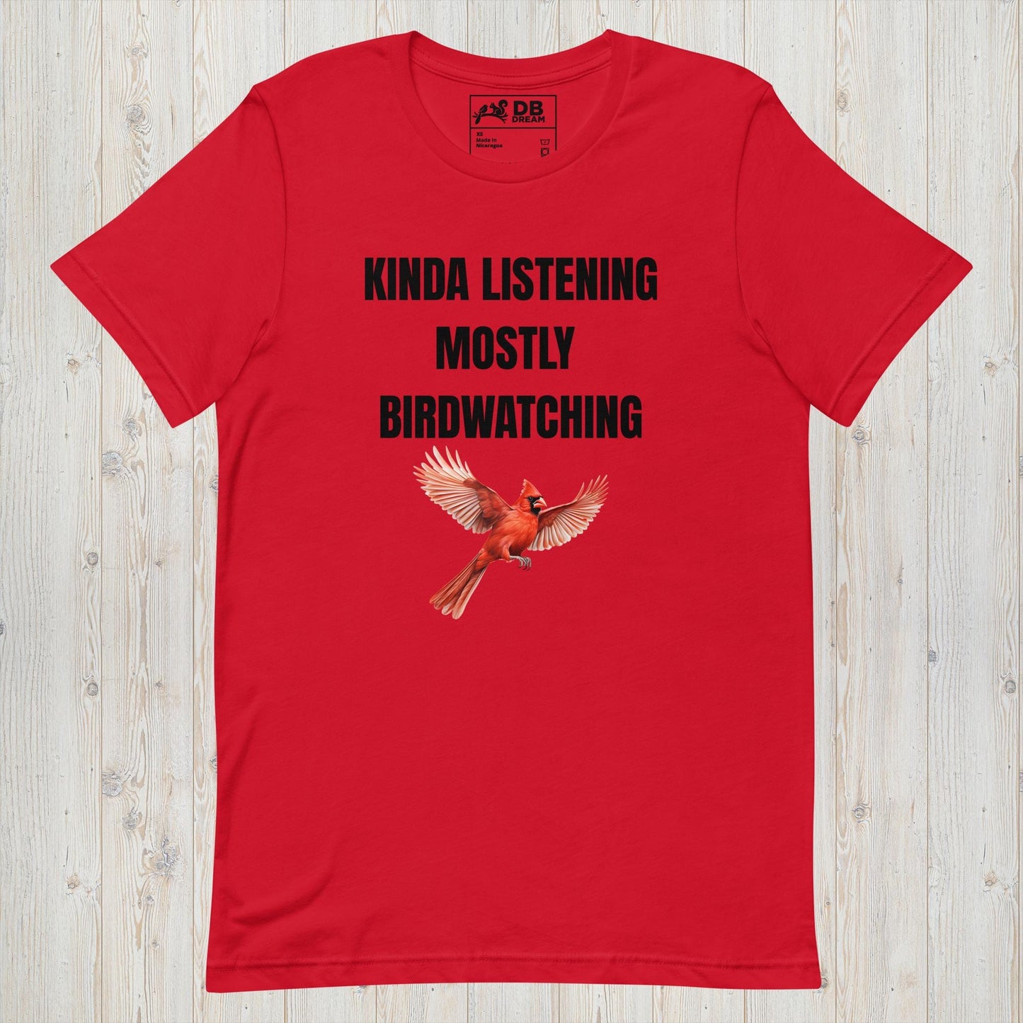 Mostly Birdwatching Unisex t-shirt