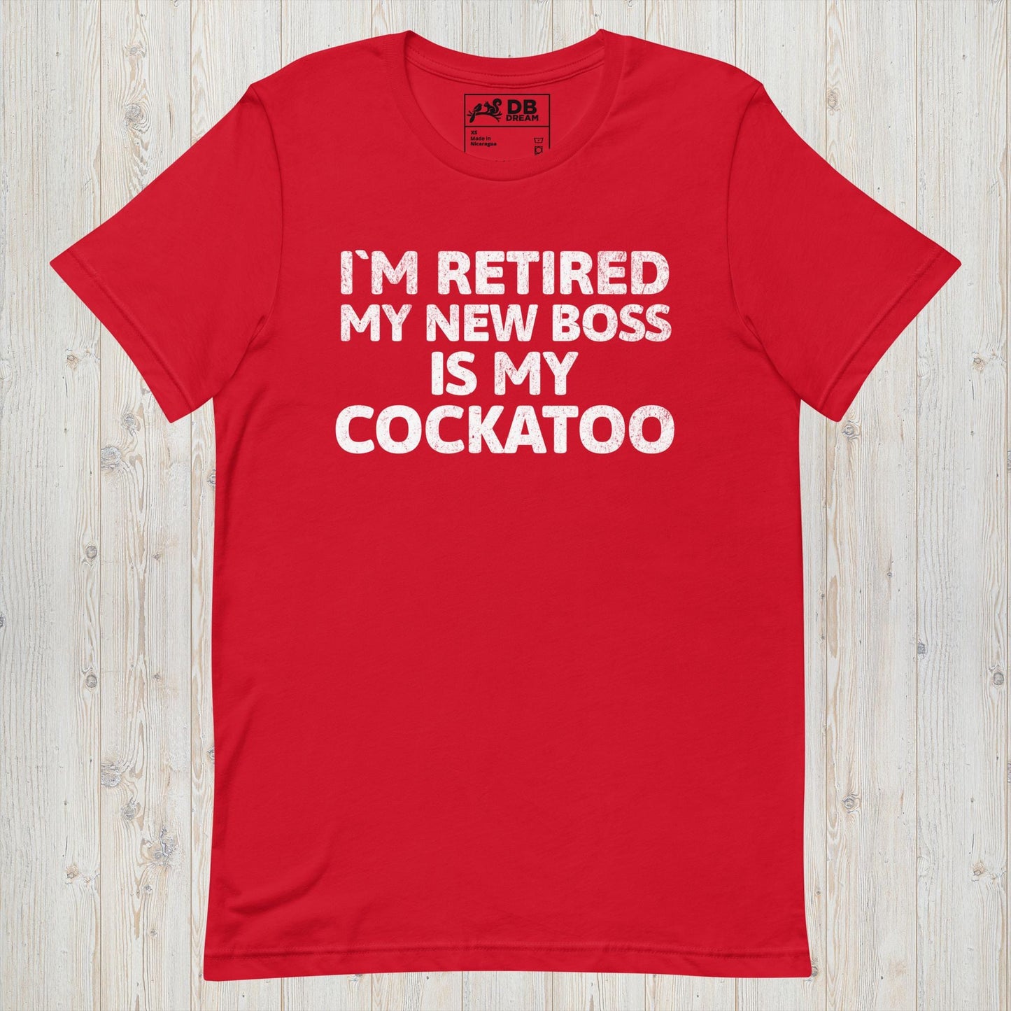 My New Boss Is My Cockatoo Unisex t-shirt