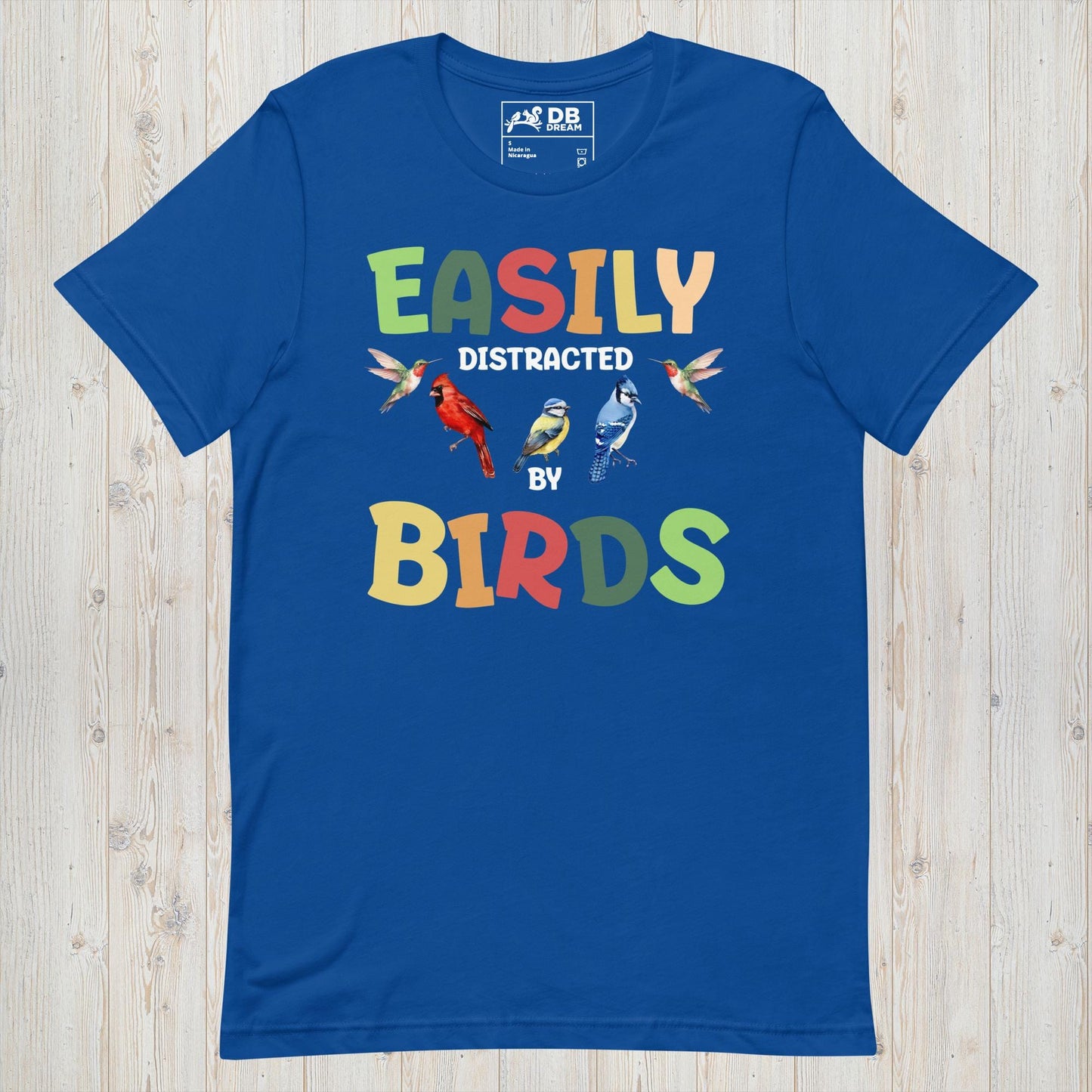 Easily Distracted By Birds Unisex t-shirt