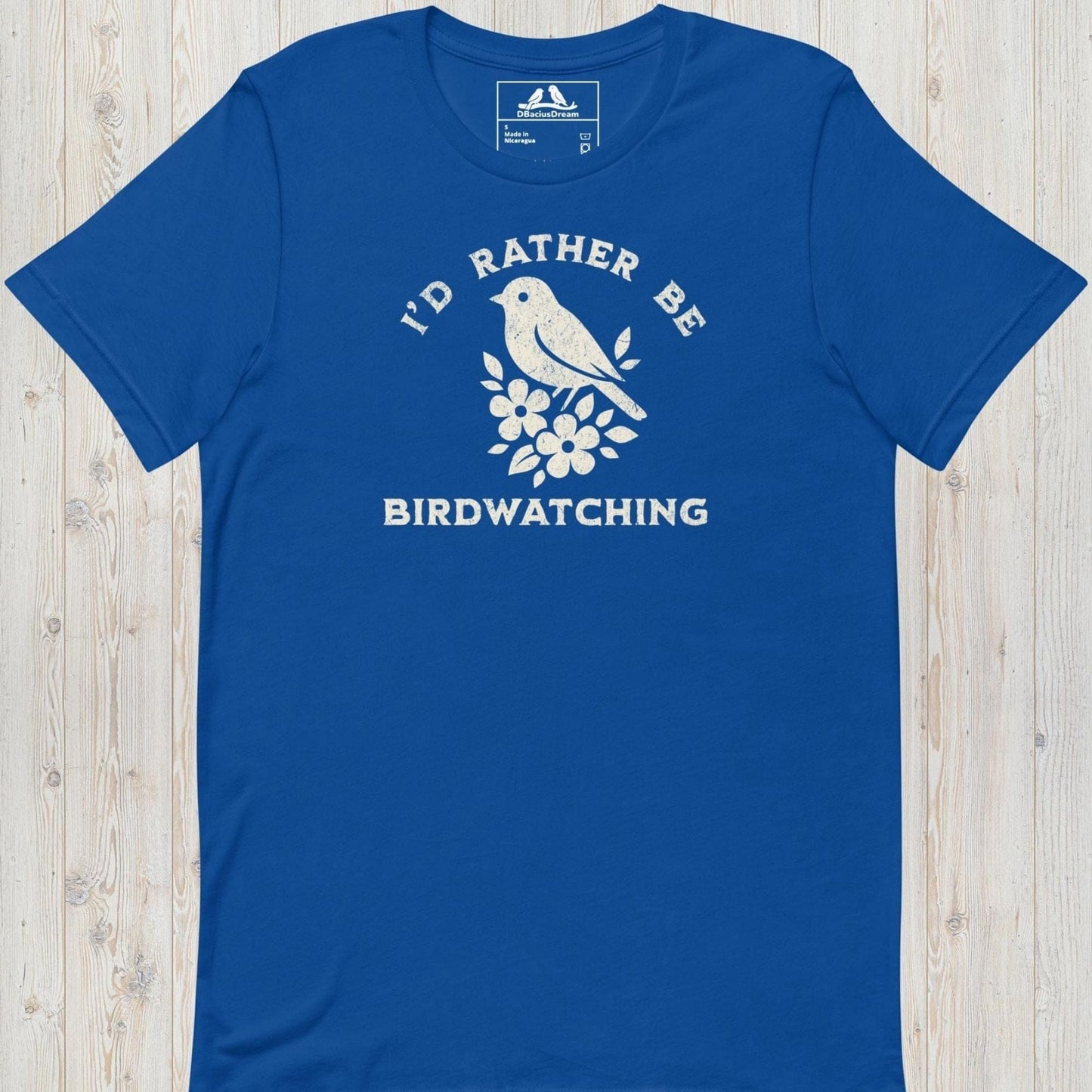 I´d Rather Be Birdwatching Unisex t-shirt