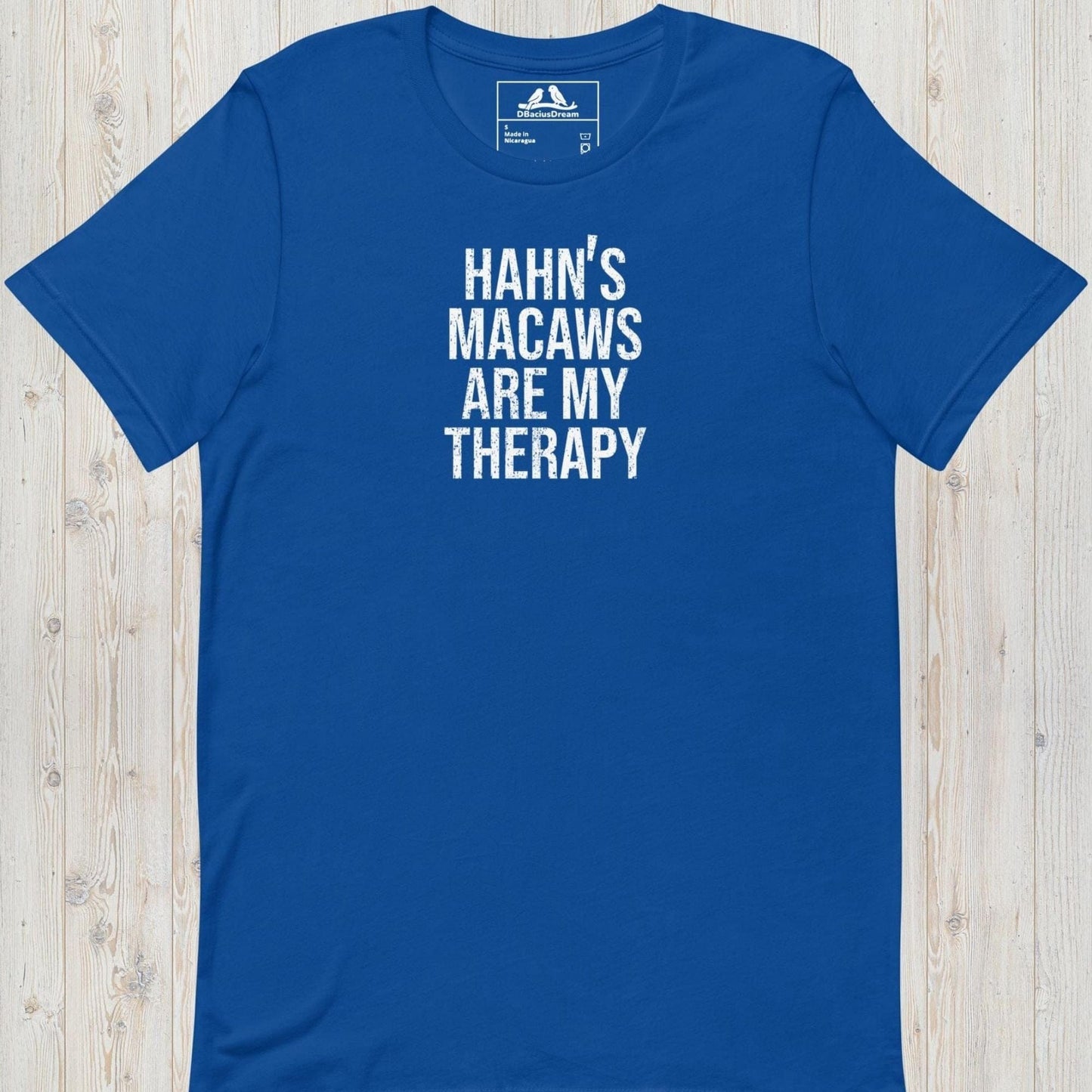 Hahn`s Macaws Are My Therapy Unisex t-shirt
