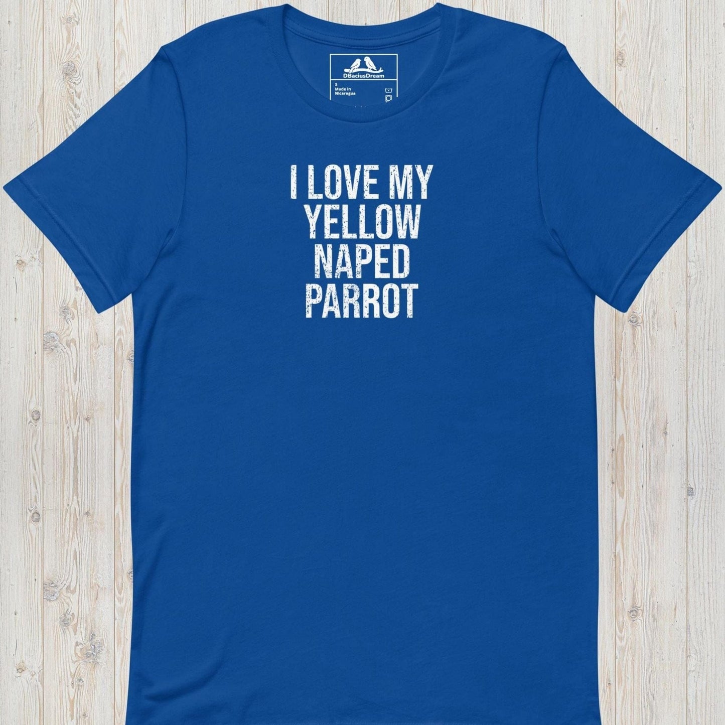 I Love My Yellow Naped Parrot Unisex t-shirt