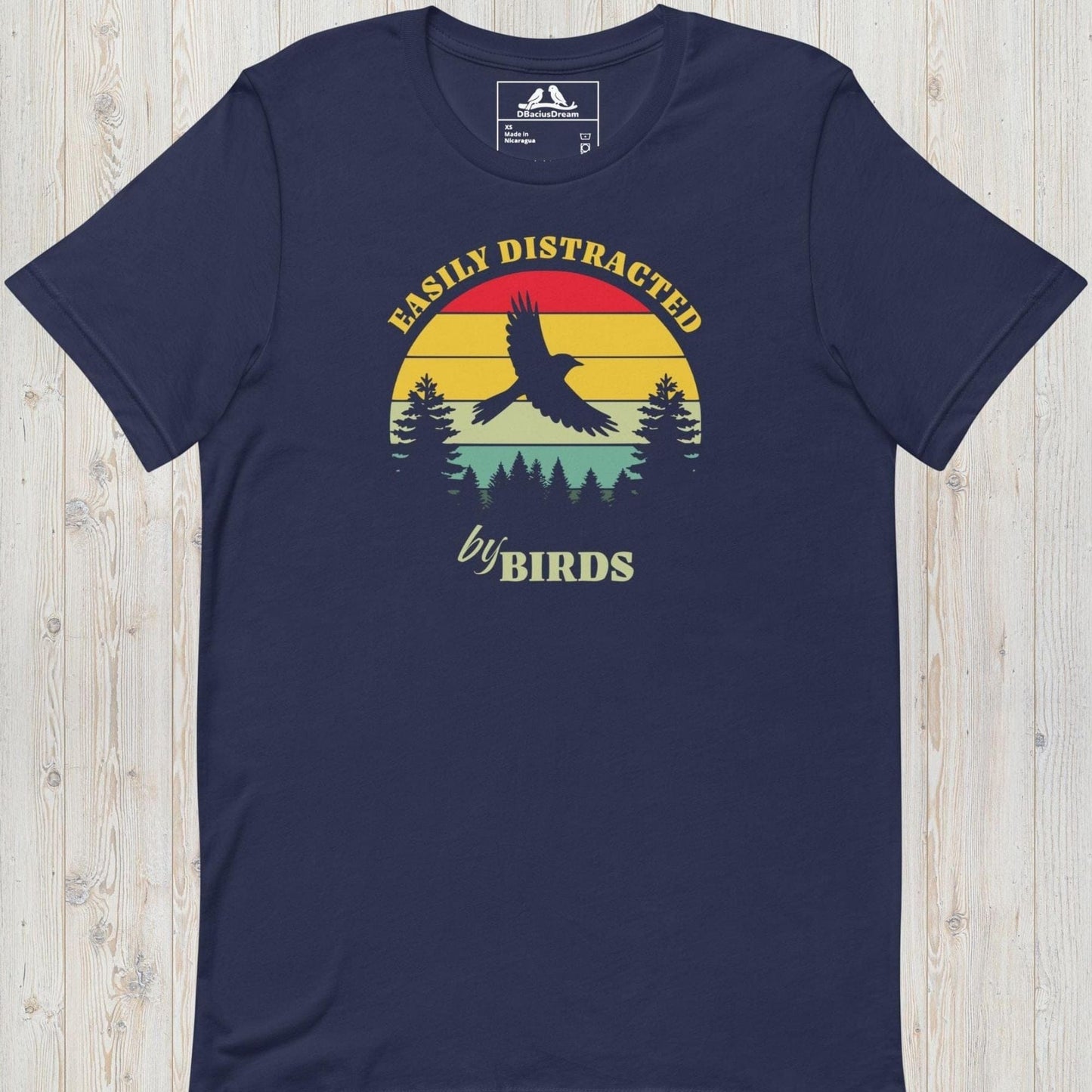 Easily Distracted By Birds Unisex t-shirt