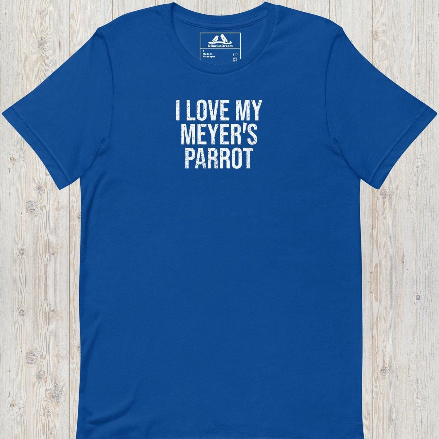 I Love My Meyer`s Parrot Unisex t-shirt