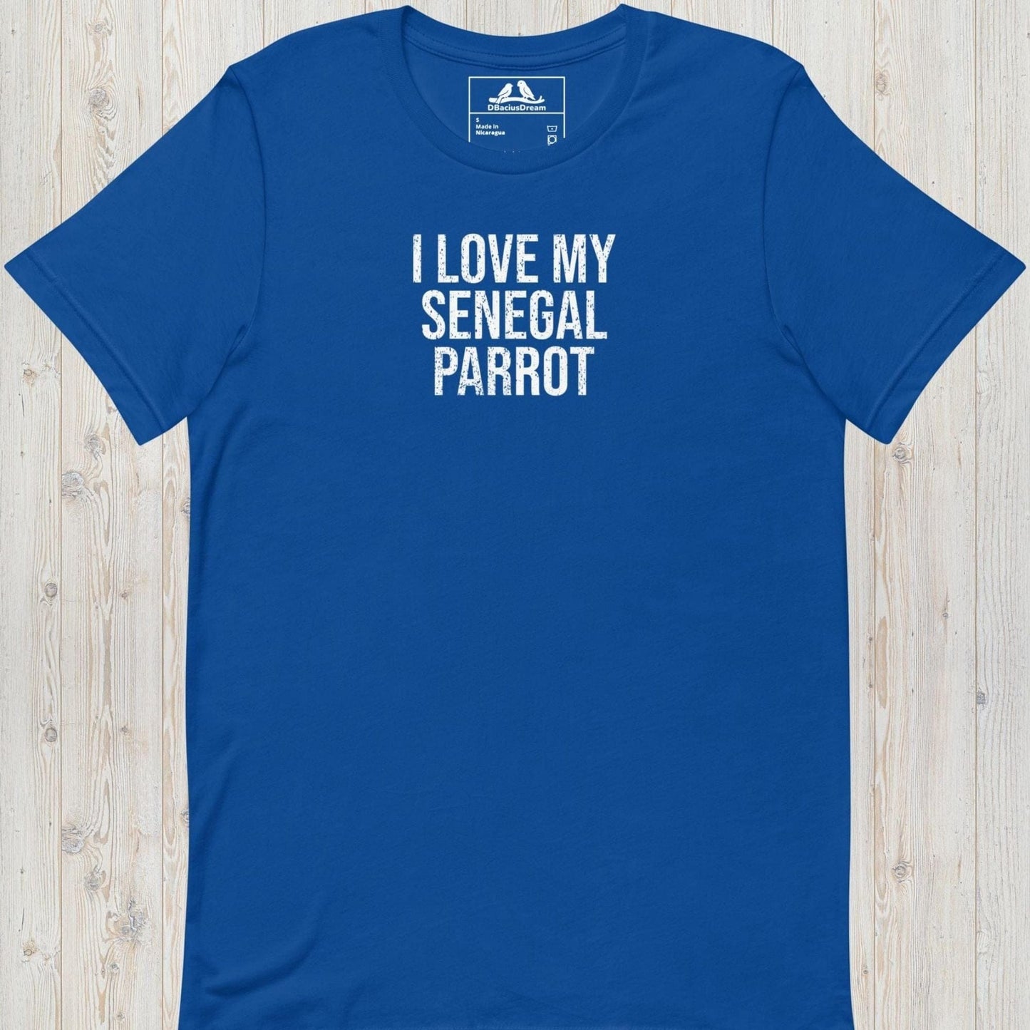 I Love My Senegal Parrot Unisex t-shirt