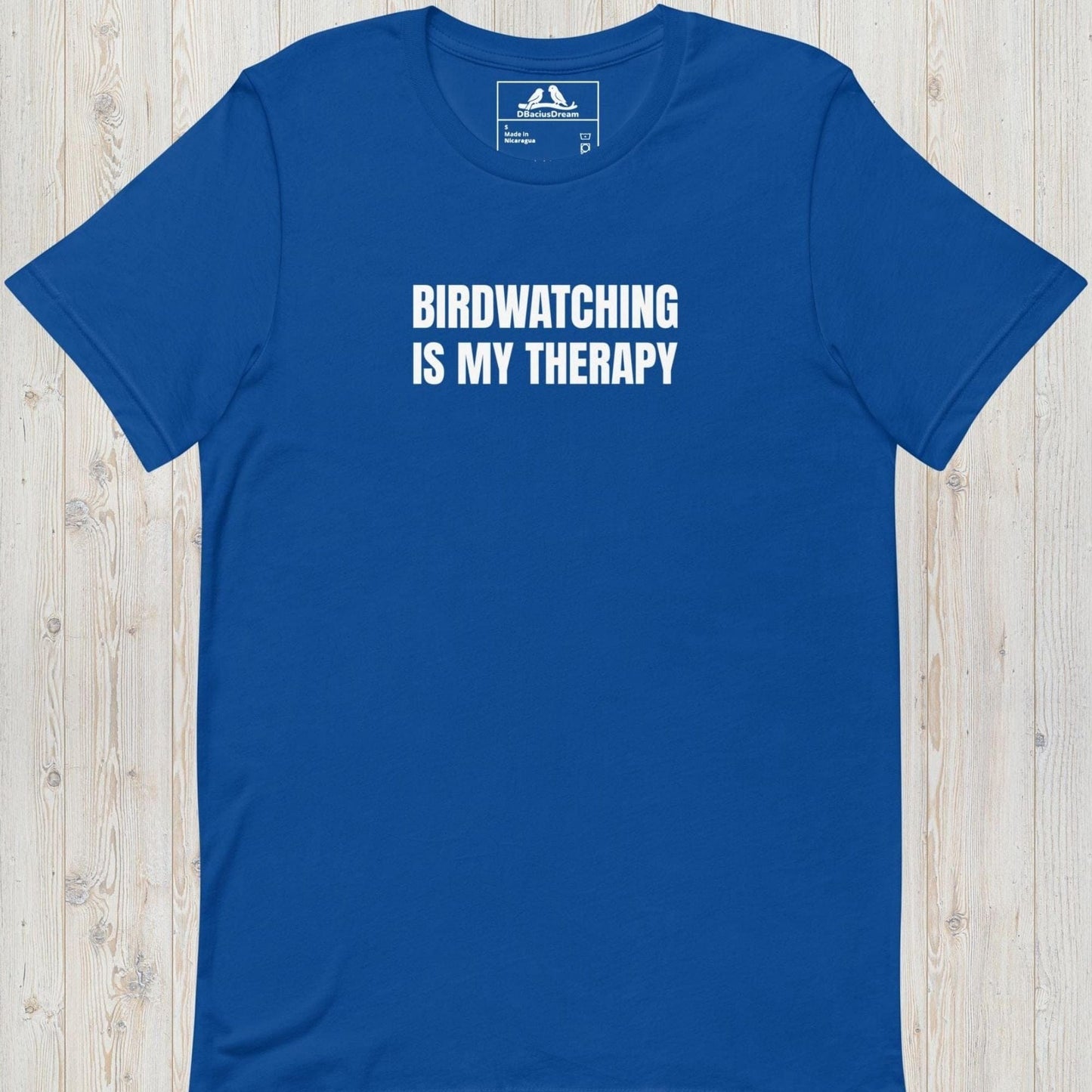 Birdwatching Is My Therapy Unisex t-shirt