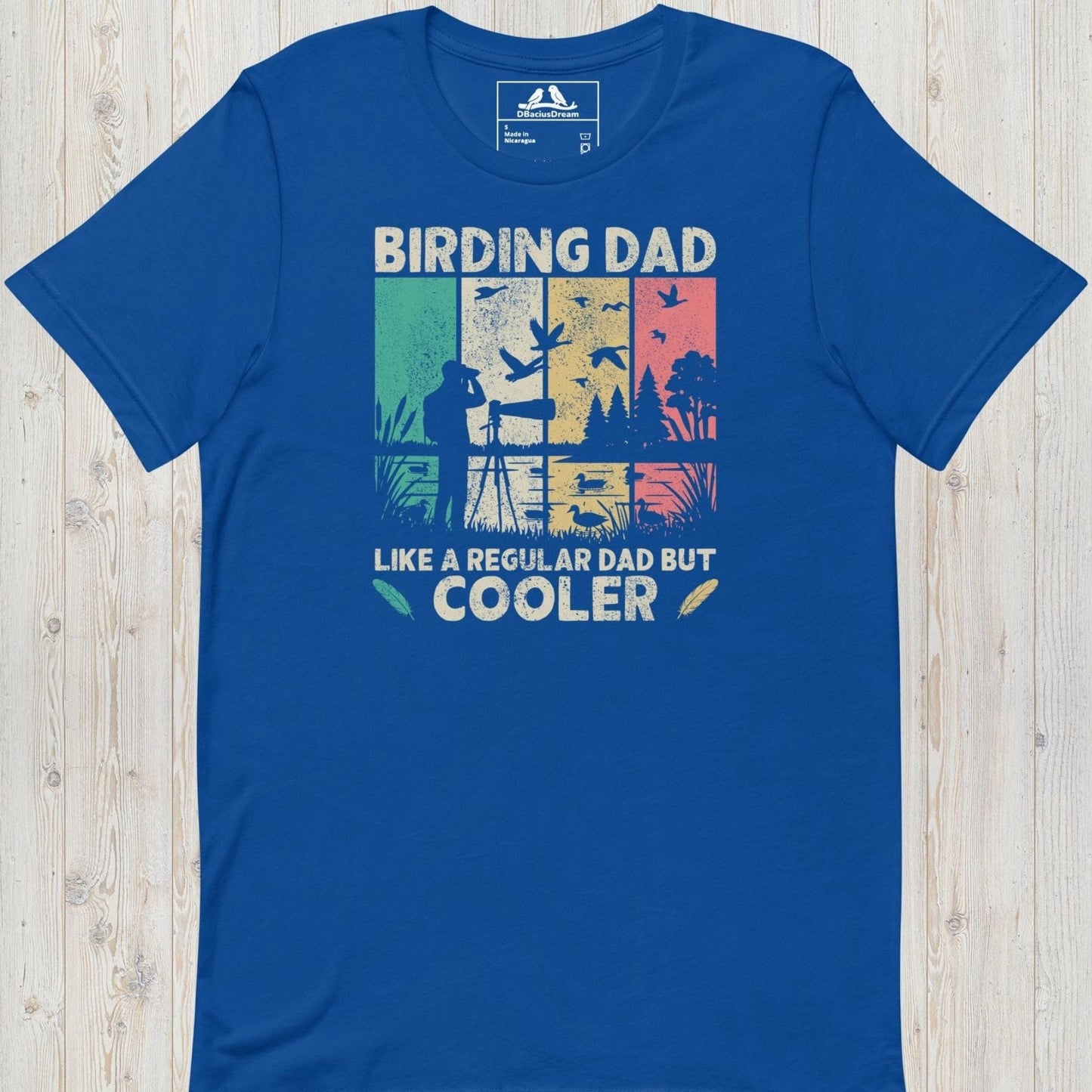 Birding Dad Like a Regular Dad But Cooler t-shirt