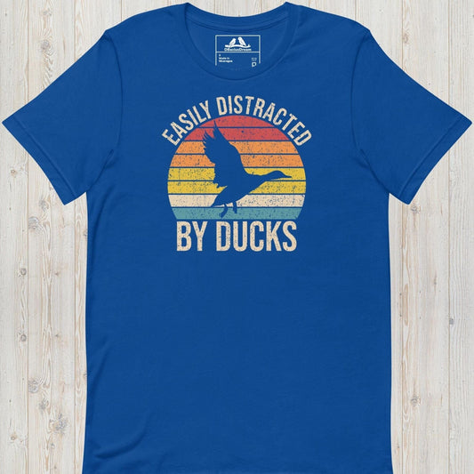 Easily Distracted By Ducks Unisex t-shirt