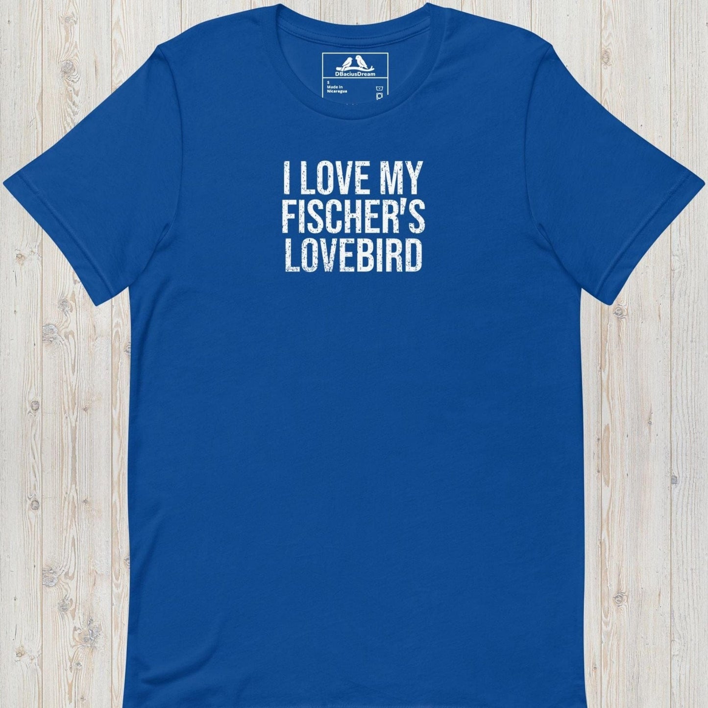 I Love My Fischer`s Lovebird Unisex t-shirt