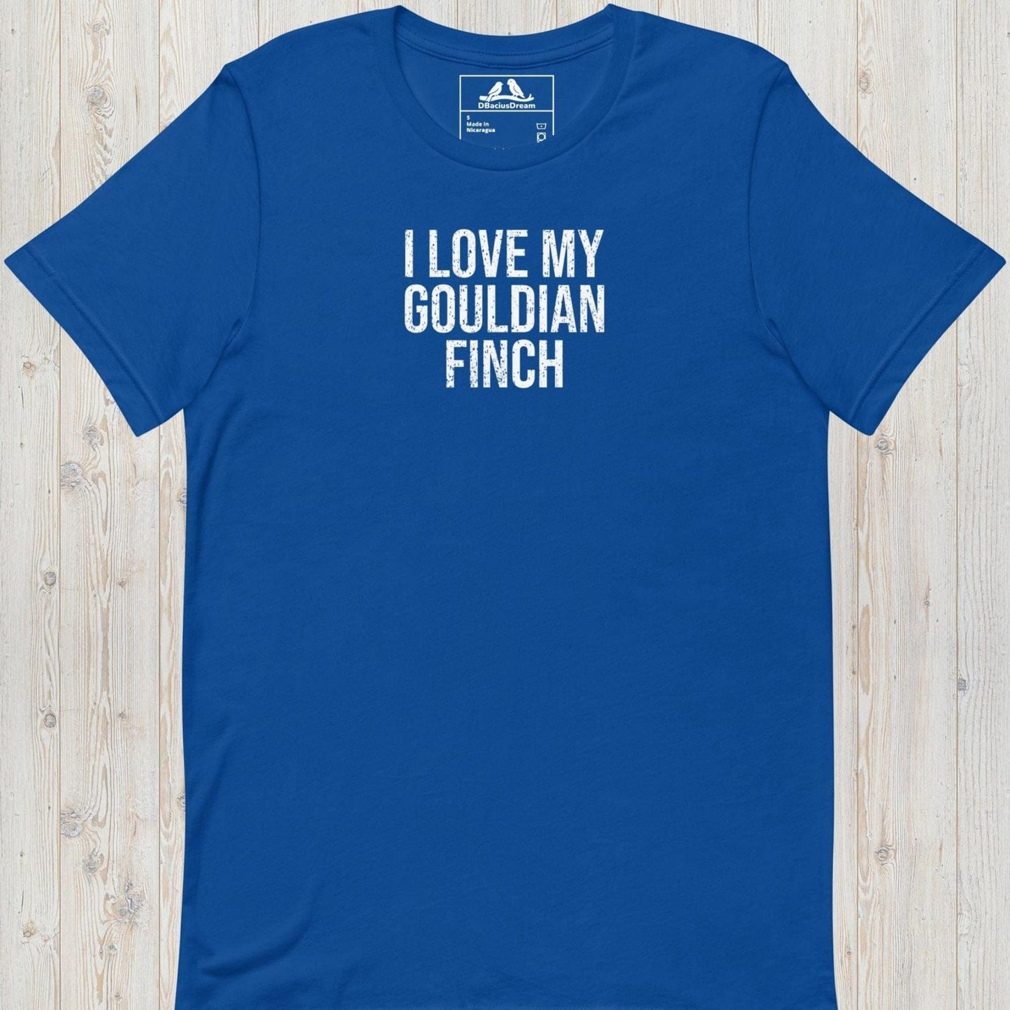 I Love My Gouldian Finch Unisex t-shirt