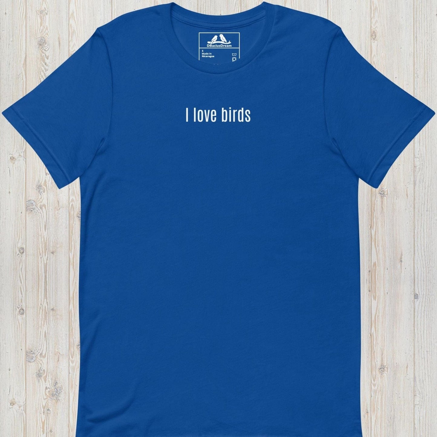 I Love Birds Unisex t-shirt