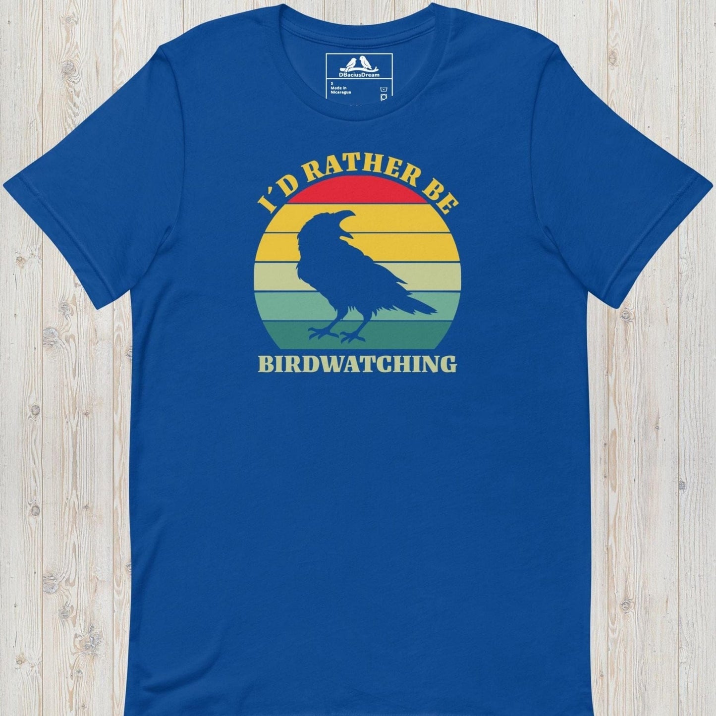 I´d Rather Be Birdwatching Unisex t-shirt