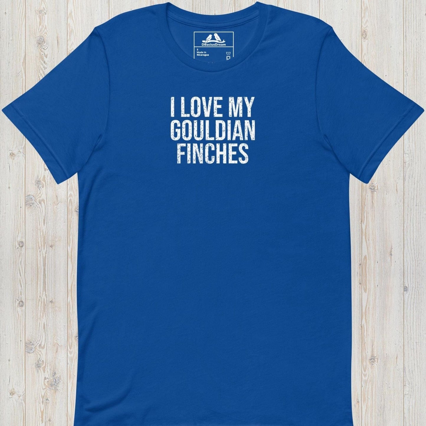 I Love My Gouldian Finches Unisex t-shirt