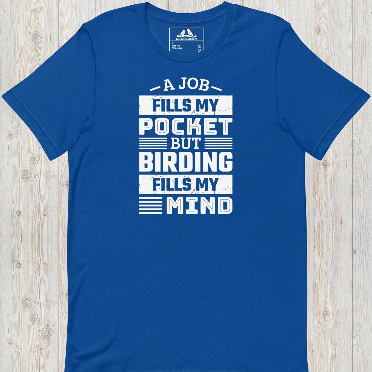 Birding Fills My Mind Unisex t-shirt