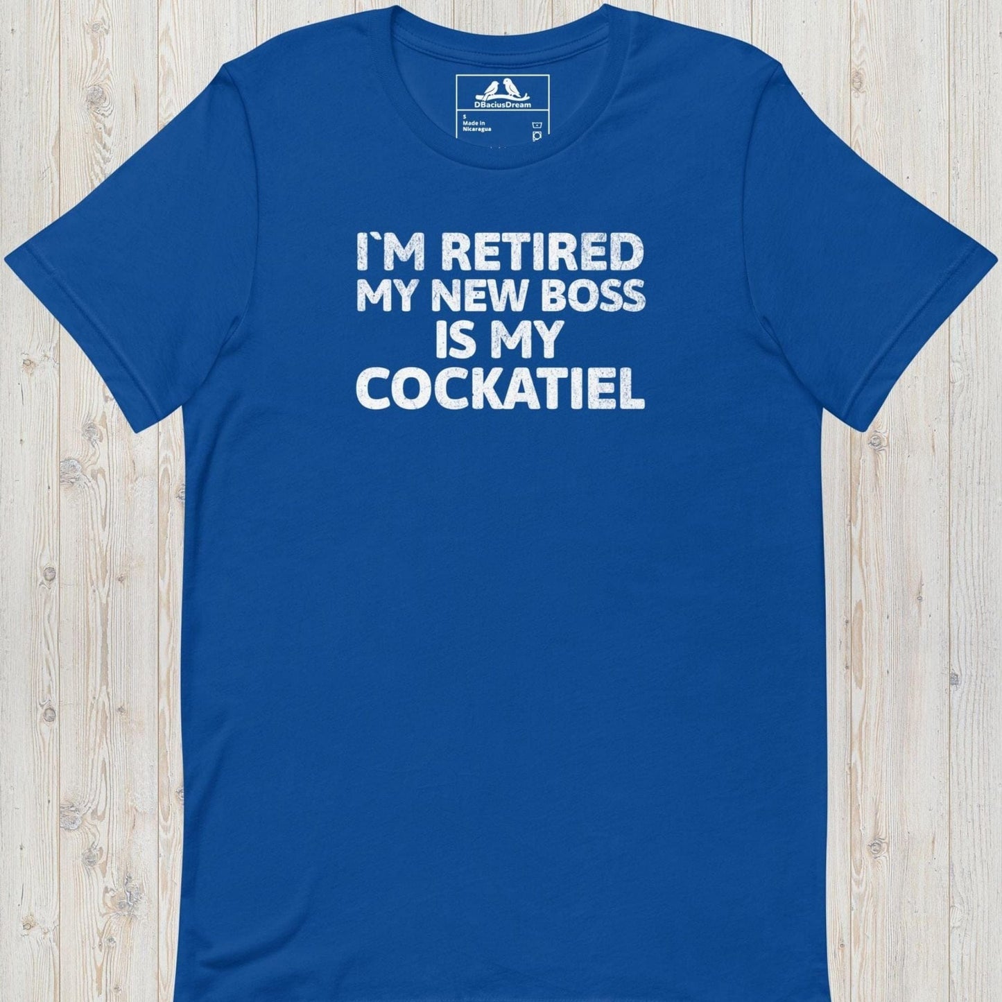 My New Boss Is My Cockatiel Unisex t-shirt