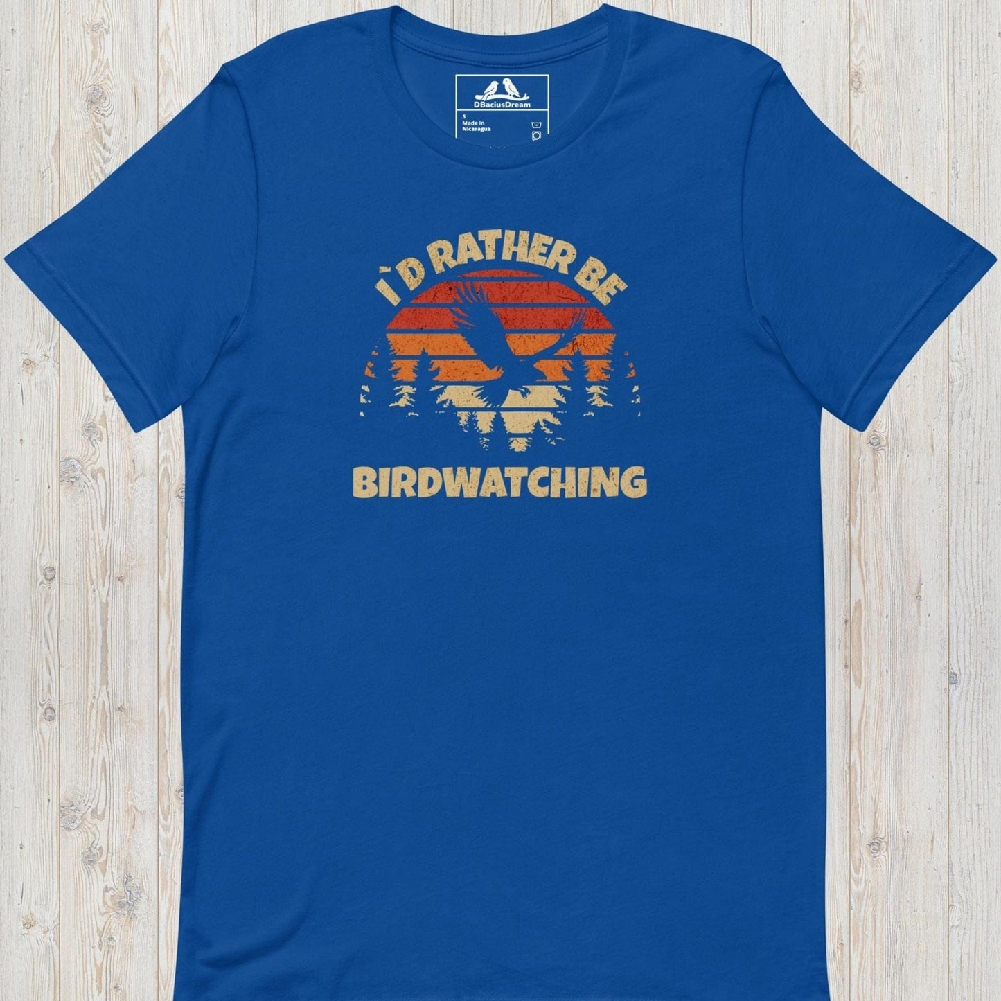 Id Rather Be Birdwatching Unisex t-shirt