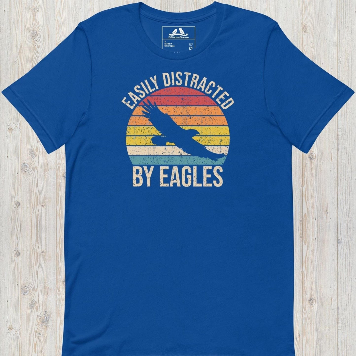 Easily Distracted By Eagles Unisex t-shirt
