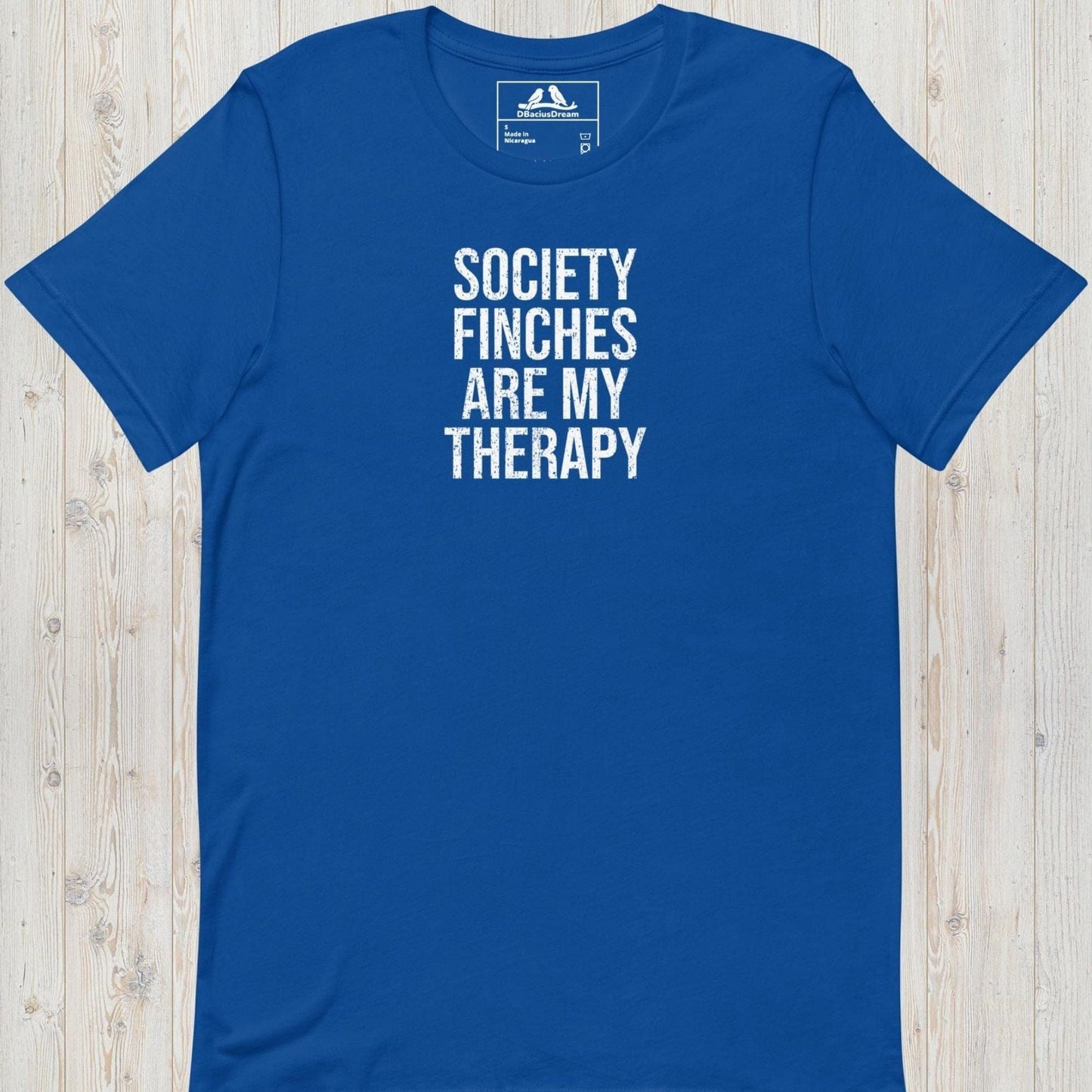 Society Finches Are My Therapy Unisex t-shirt