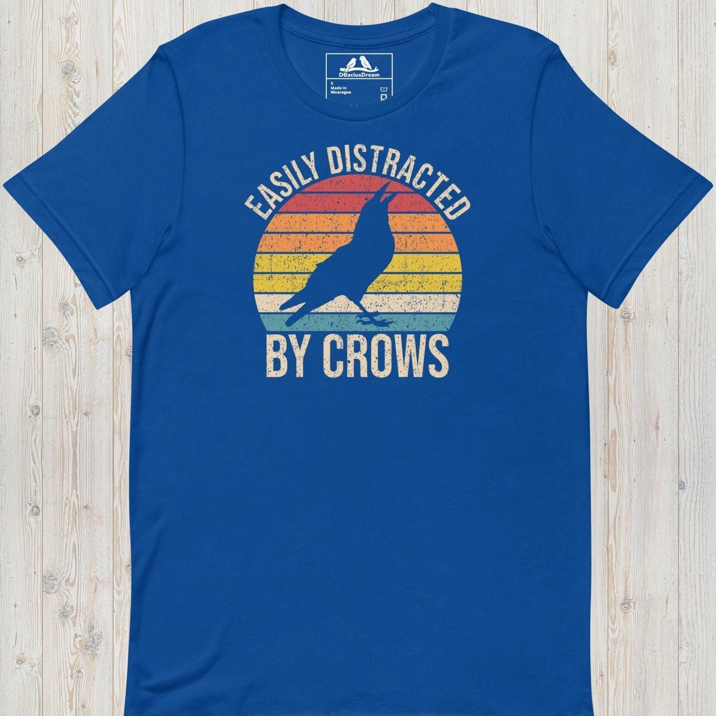 Easily Distracted By Crows Unisex t-shirt