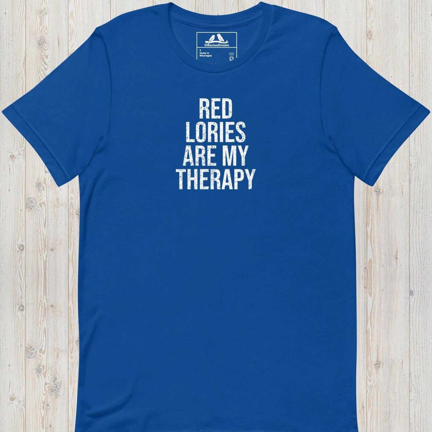 Red Lories Are My Therapy Unisex t-shirt