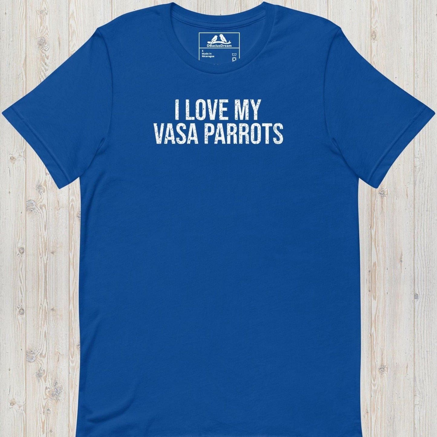 I Love My Vasa Parrots Unisex t-shirt