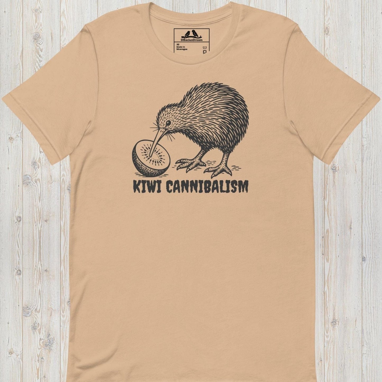 Kiwi Cannibalism Unisex t-shirt