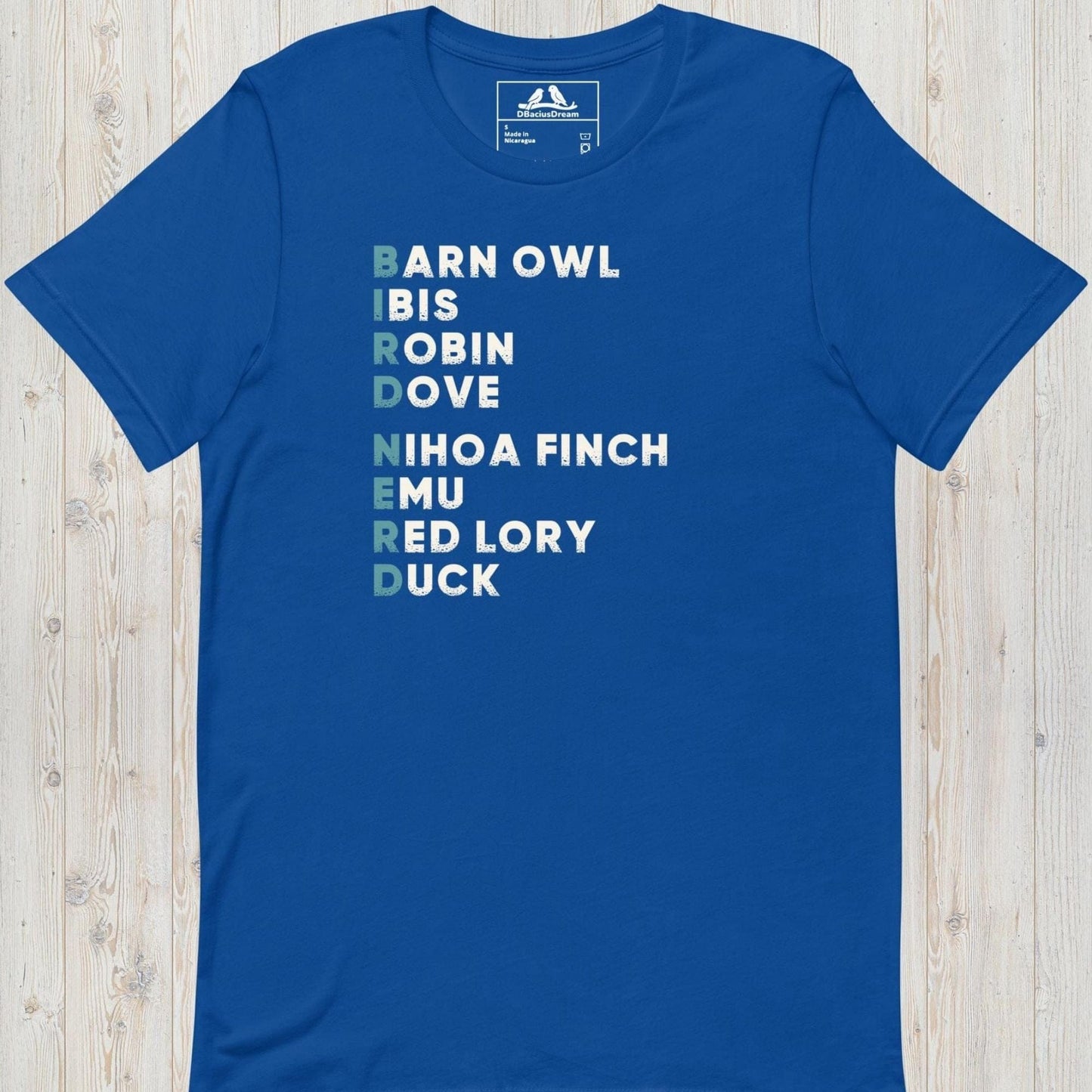 Bird Nerd Unisex t-shirt