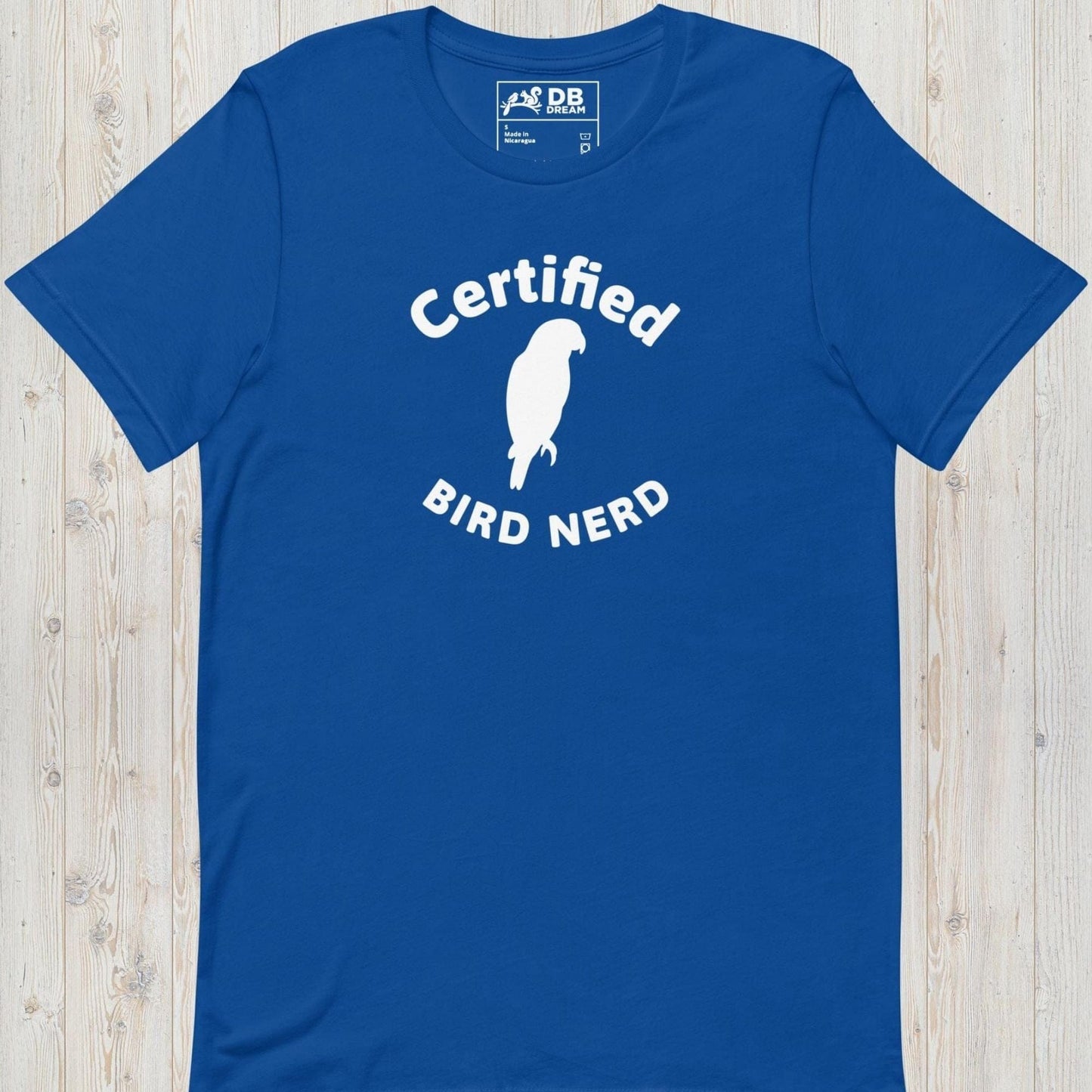 Certified Bird Nerd Unisex t-shirt
