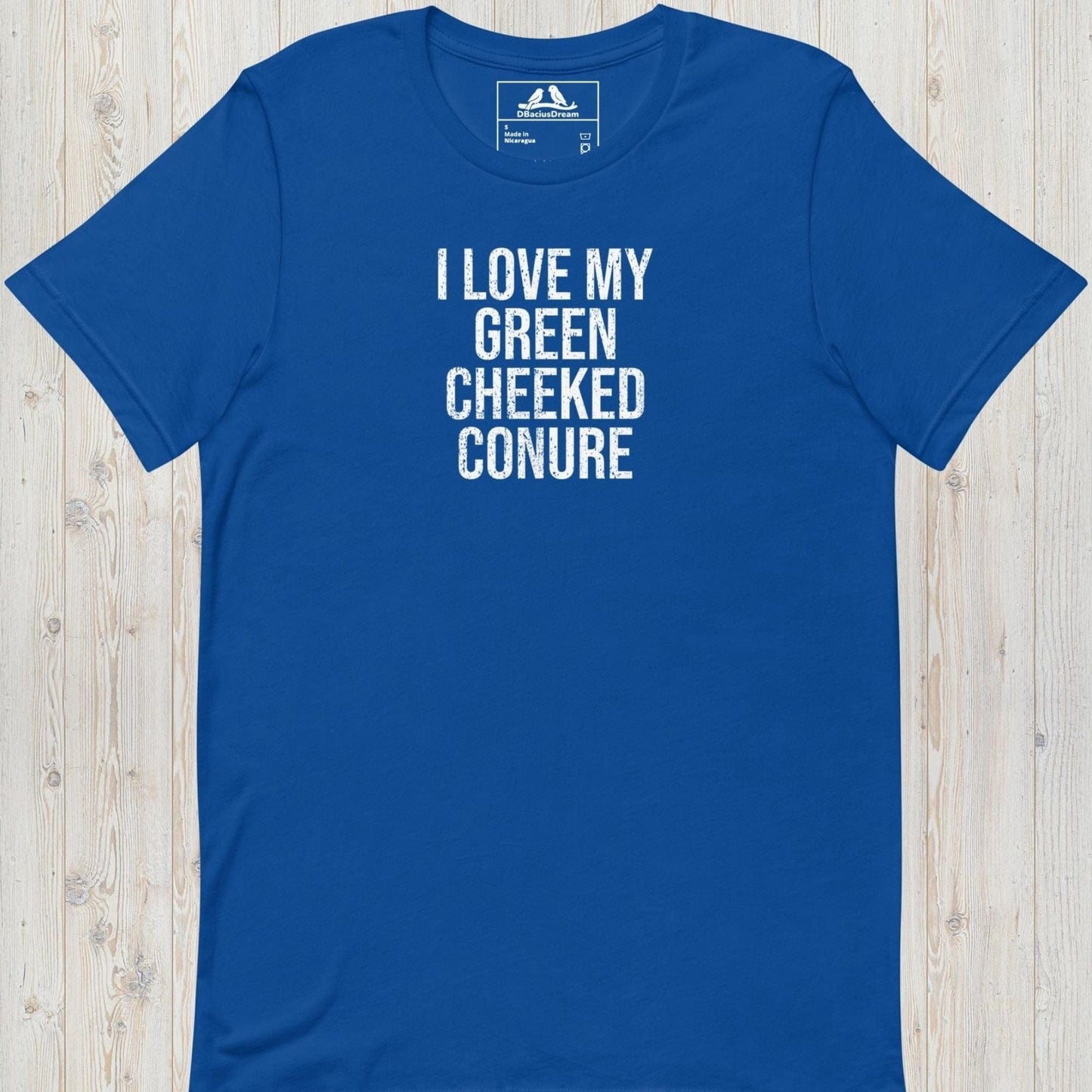 I Love My Green Cheeked Conure Unisex t-shirt