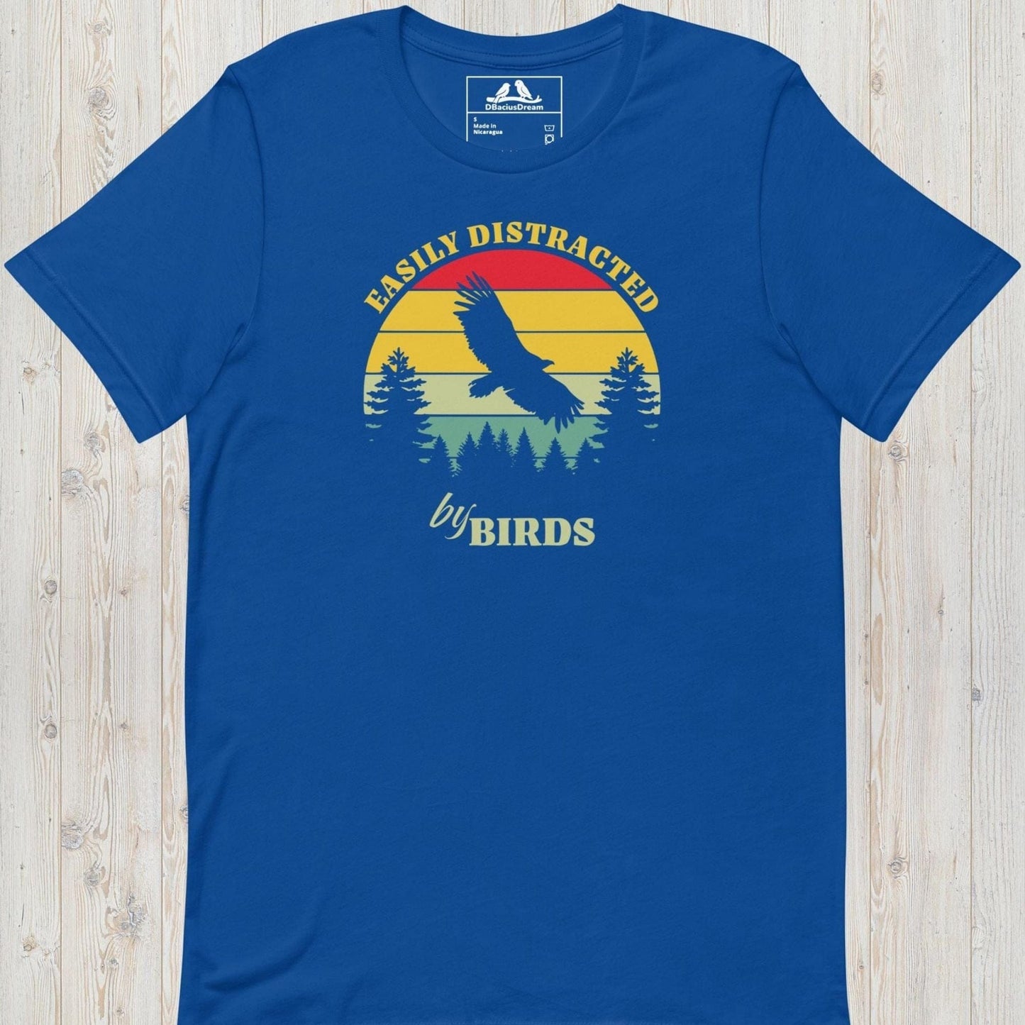 Easily Distracted By Birds Unisex t-shirt