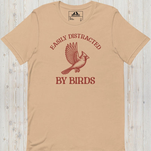Easily Distracted By Birds Unisex t-shirt