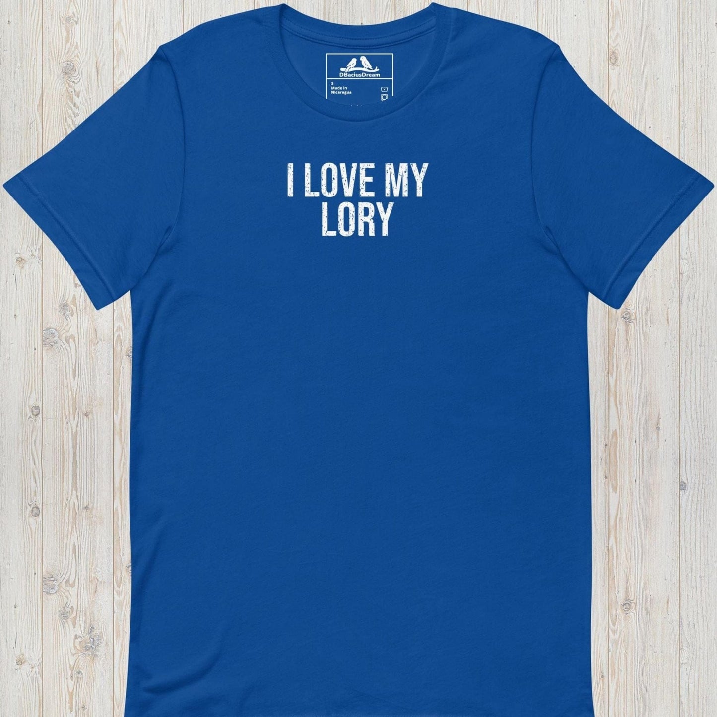 I Love My Lory Unisex t-shirt