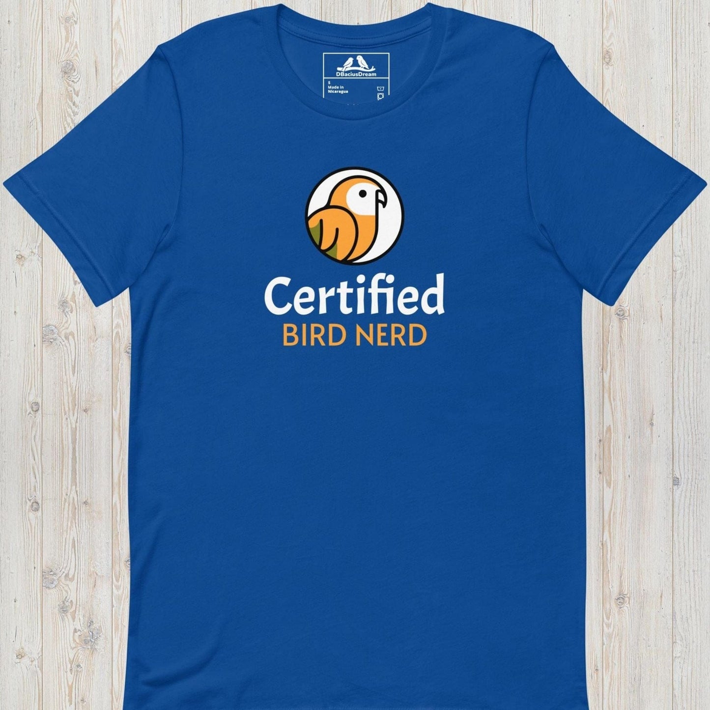 Certified Bird Nerd Unisex t-shirt