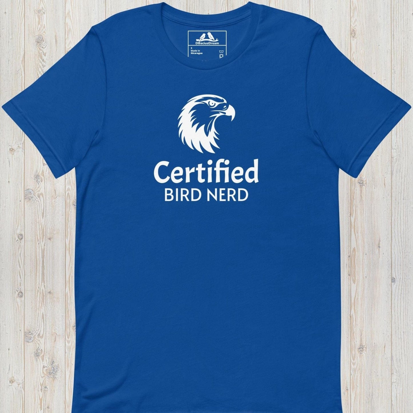 Certified Bird Nerd Unisex t-shirt
