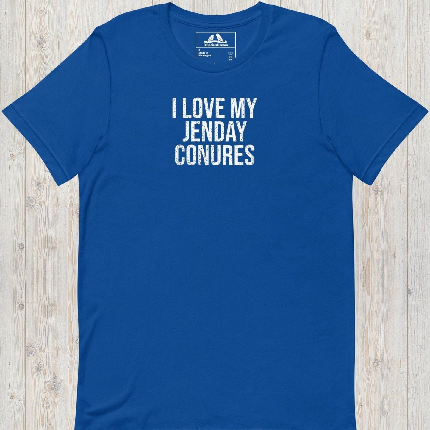 I Love My Jenday Conures Unisex t-shirt