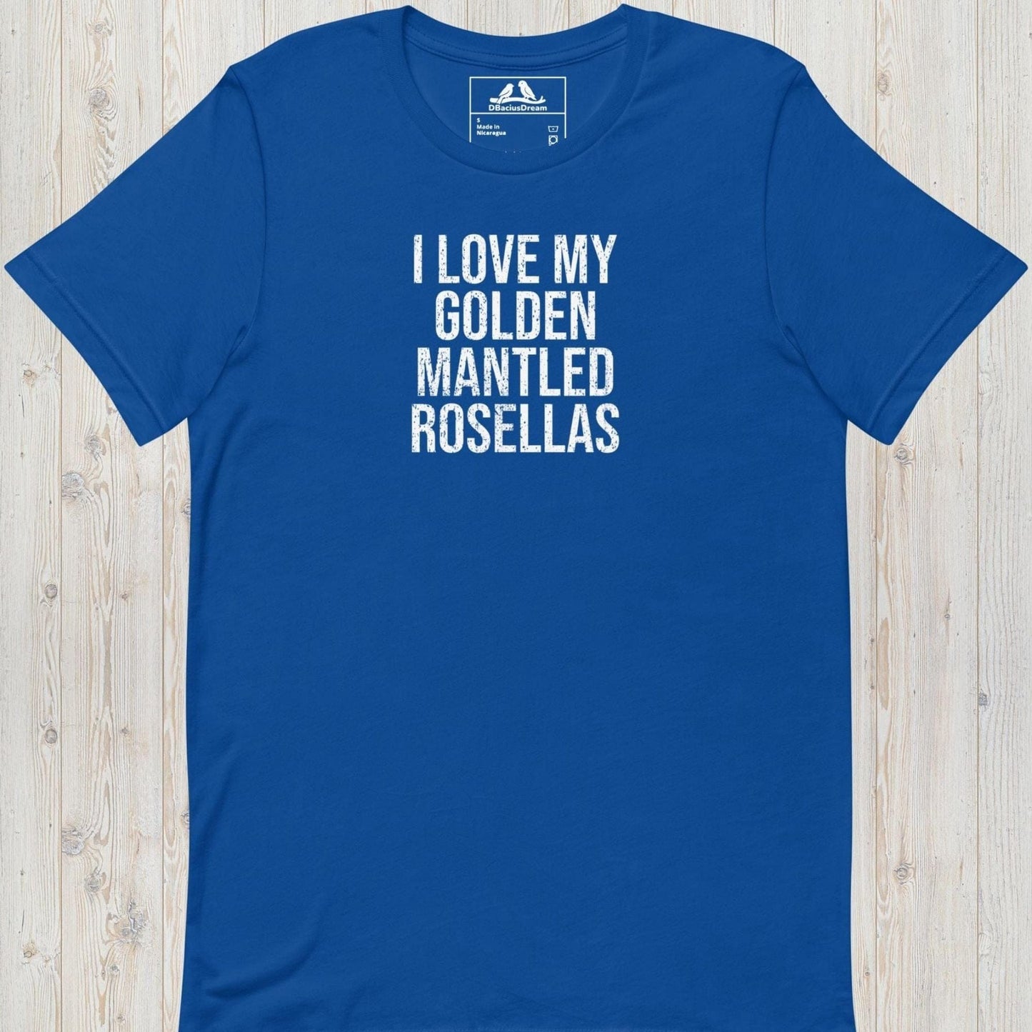 I Love My Golden Mantled Rosellas Unisex t-shirt