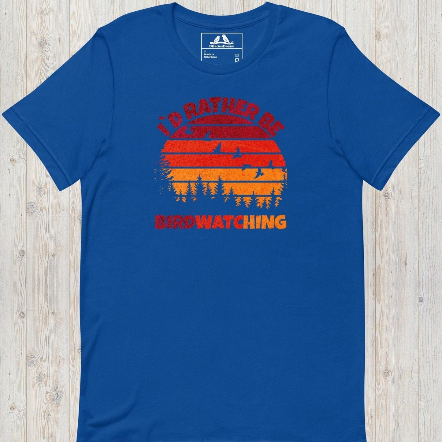 Id Rather Be Birdwatching Unisex t-shirt
