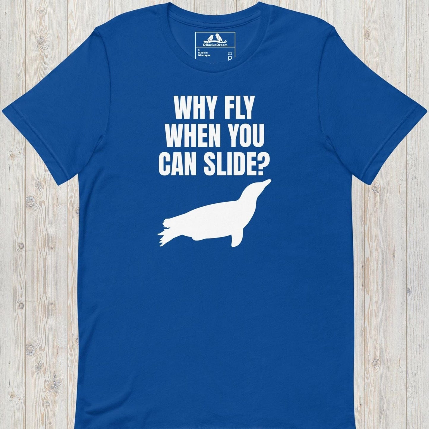 Why Fly When You Can Slide Unisex t-shirt