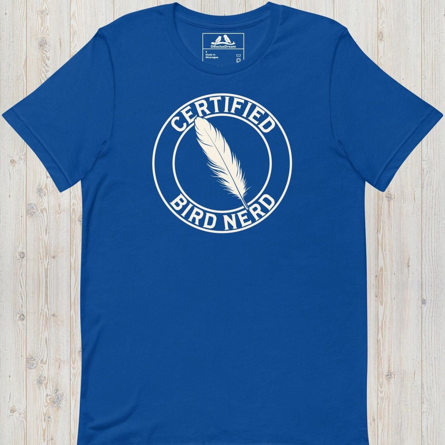 Certified Bird Nerd Unisex t-shirt
