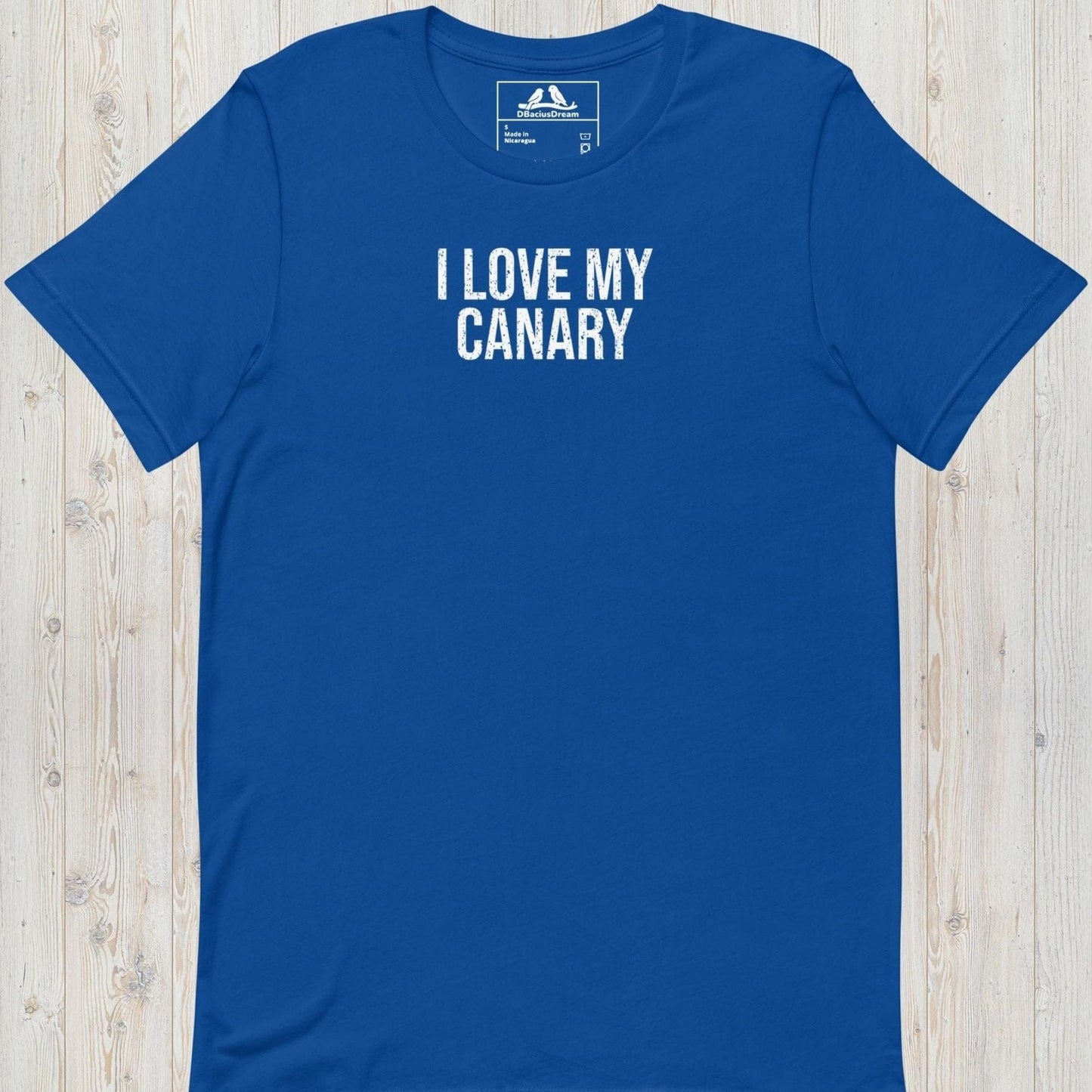 I Love My Canary Unisex t-shirt