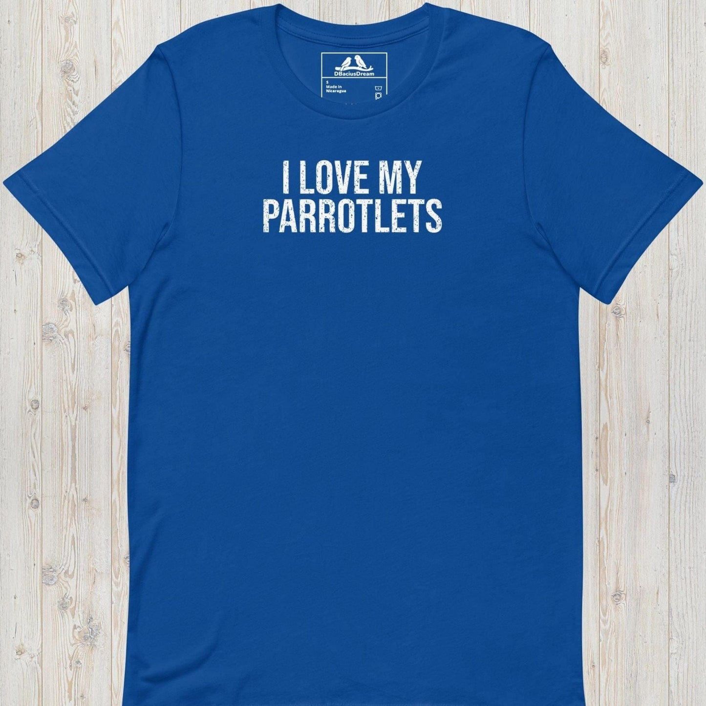 I Love My Parrotlets Unisex t-shirt